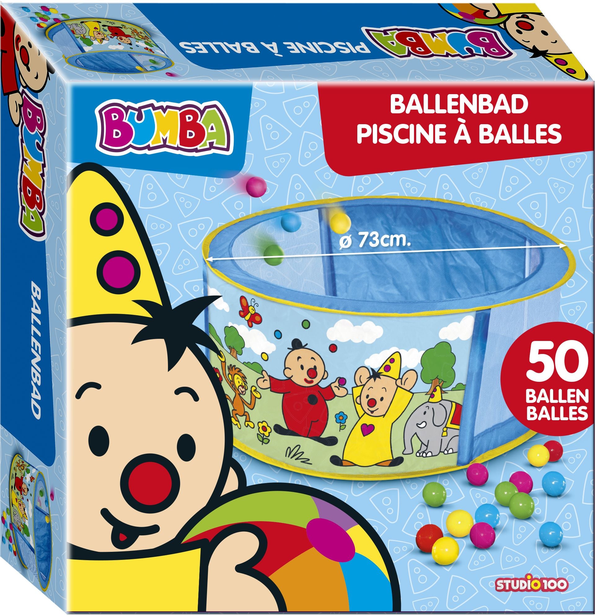 Relaxdays Ball Pool Baby, 50 De Bile Colorate, Jungle Ball Tent Square 36165
