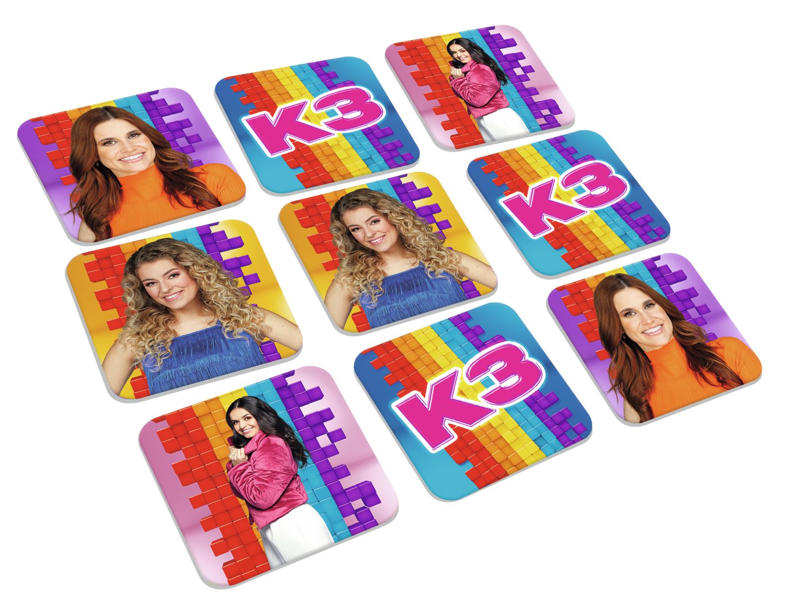 K3 Spel "Memo, domino, puzzel en lotto" – 4 in 1