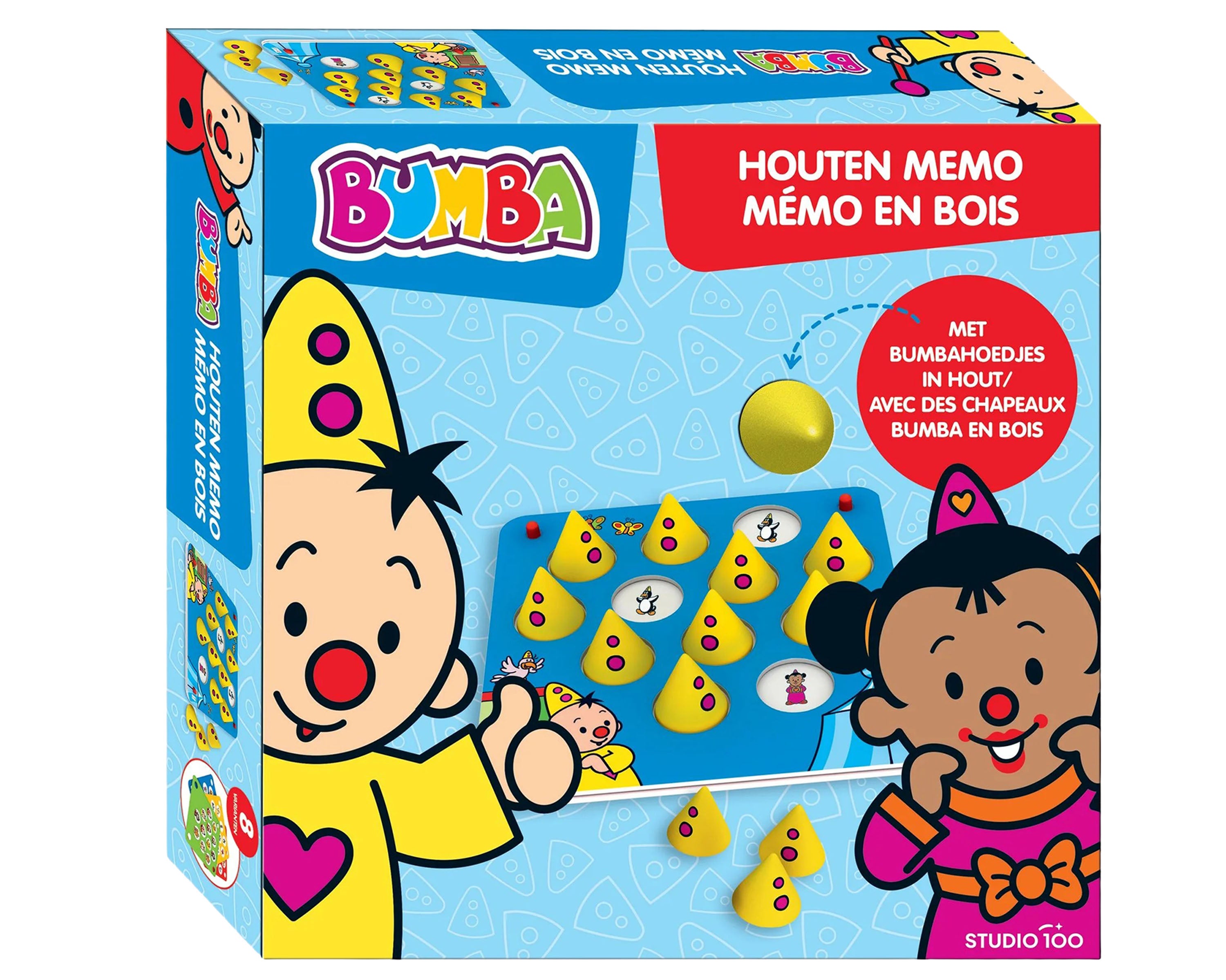 Bumba Educatief spel "Houten memospel"