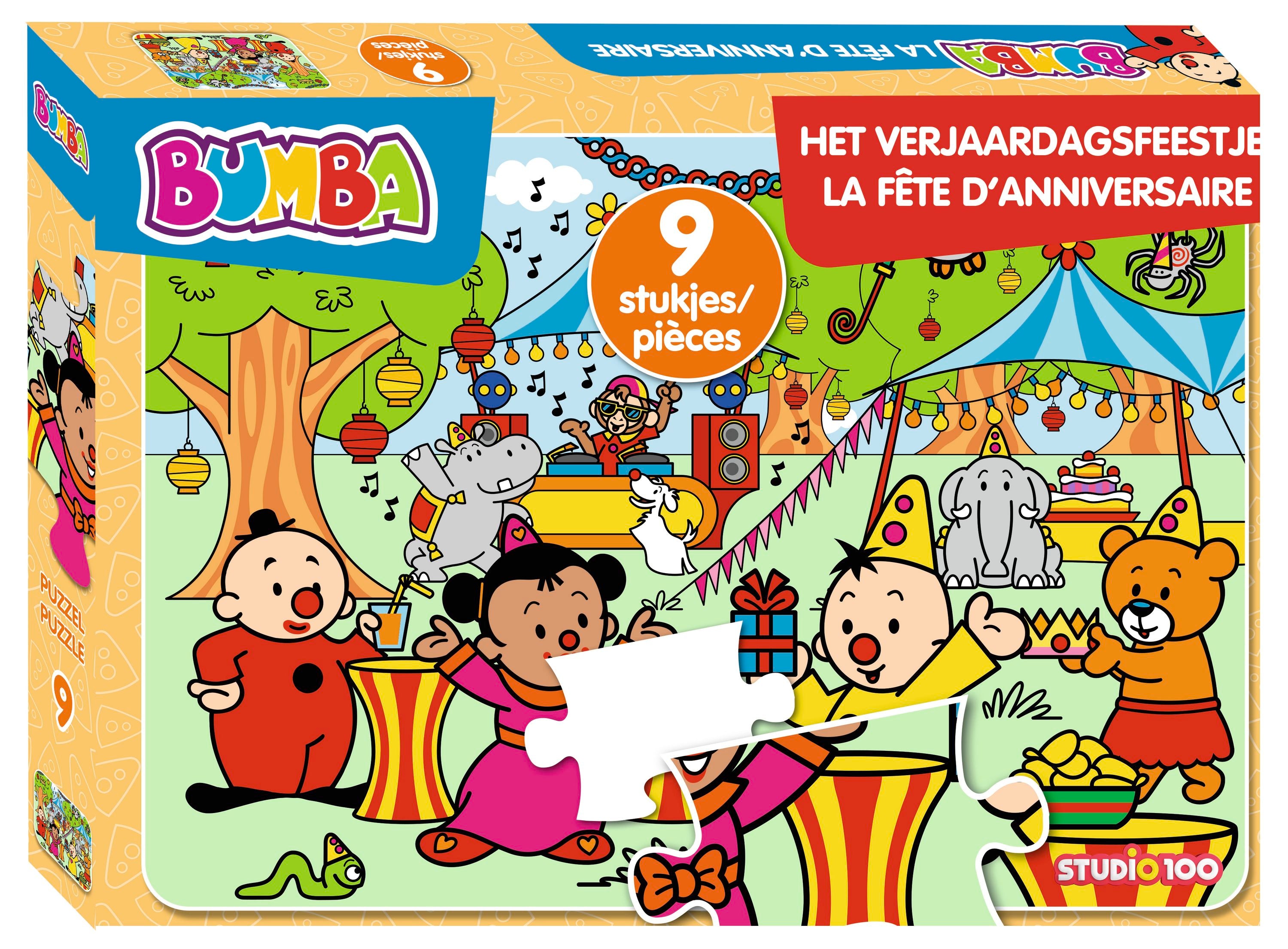 Bumba Puzzel "Het verjaardagsfeestje" – 9 stukjes