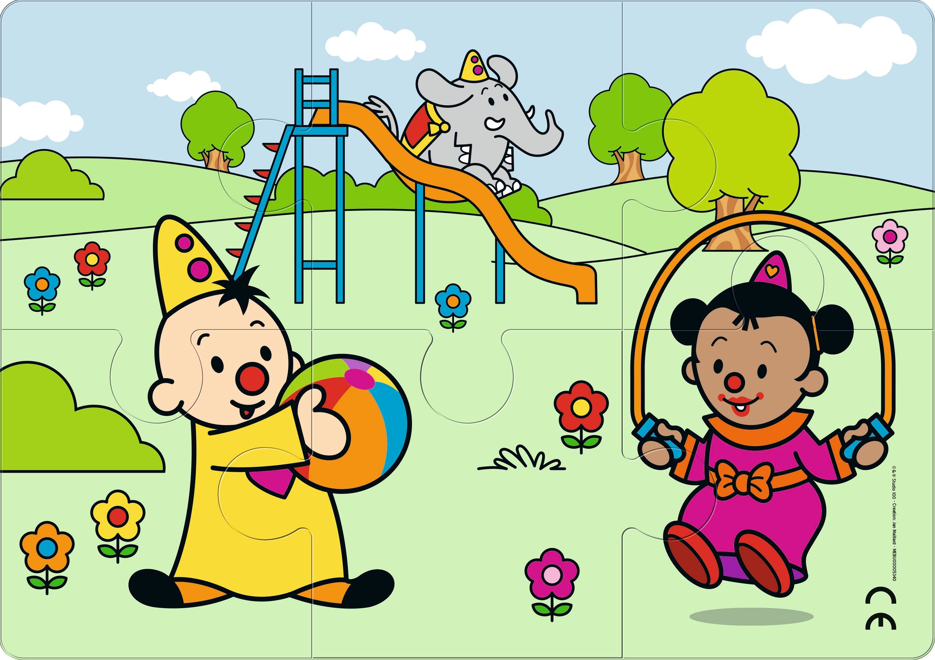 Bumba Puzzel "De Speeltuin" – 6 stukjes