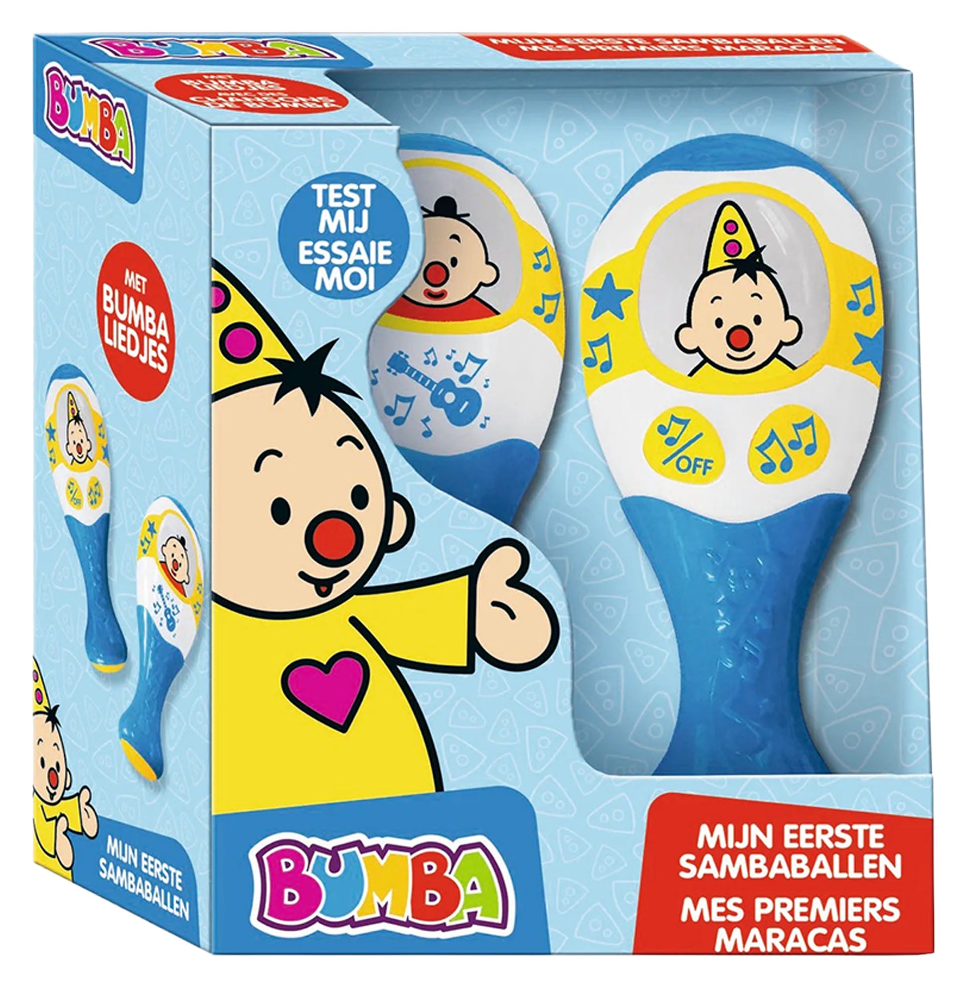 Bumba Speelgoedinstrument "Sambaballen" – Met Bumba liedjes
