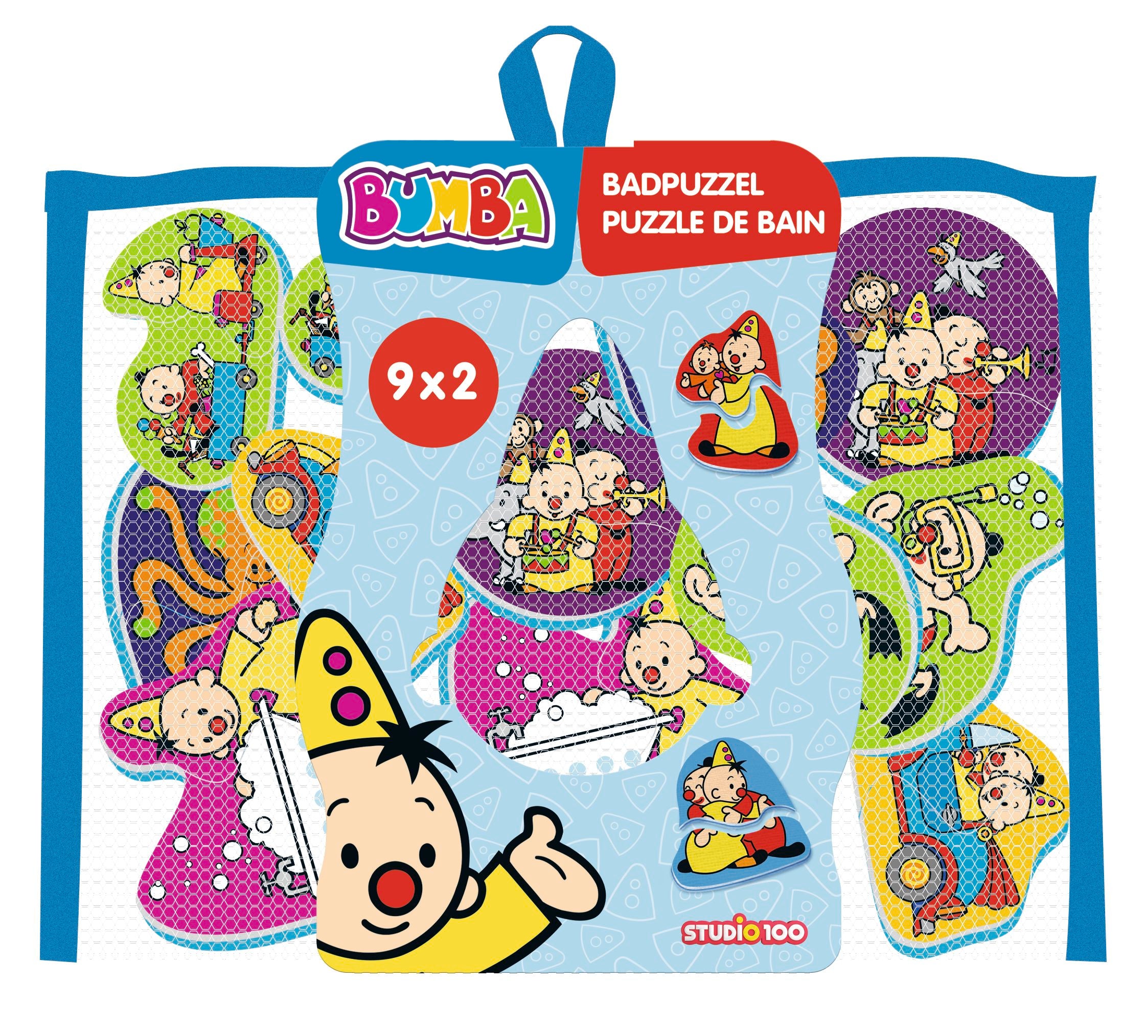 Bumba Badpuzzel "9 badpuzzels uit 2 delen" – Kleeft op de badrand