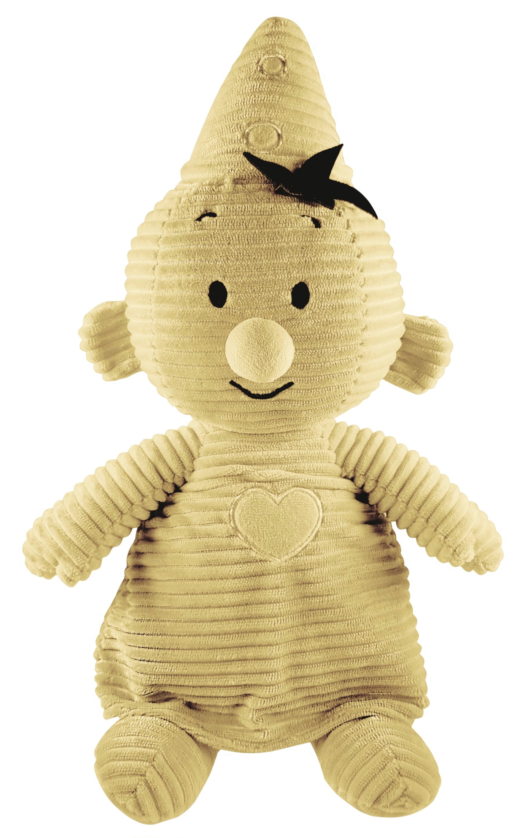 Bumba Corduroy Knuffel "Zachte pluche" – Geel – 35 cm