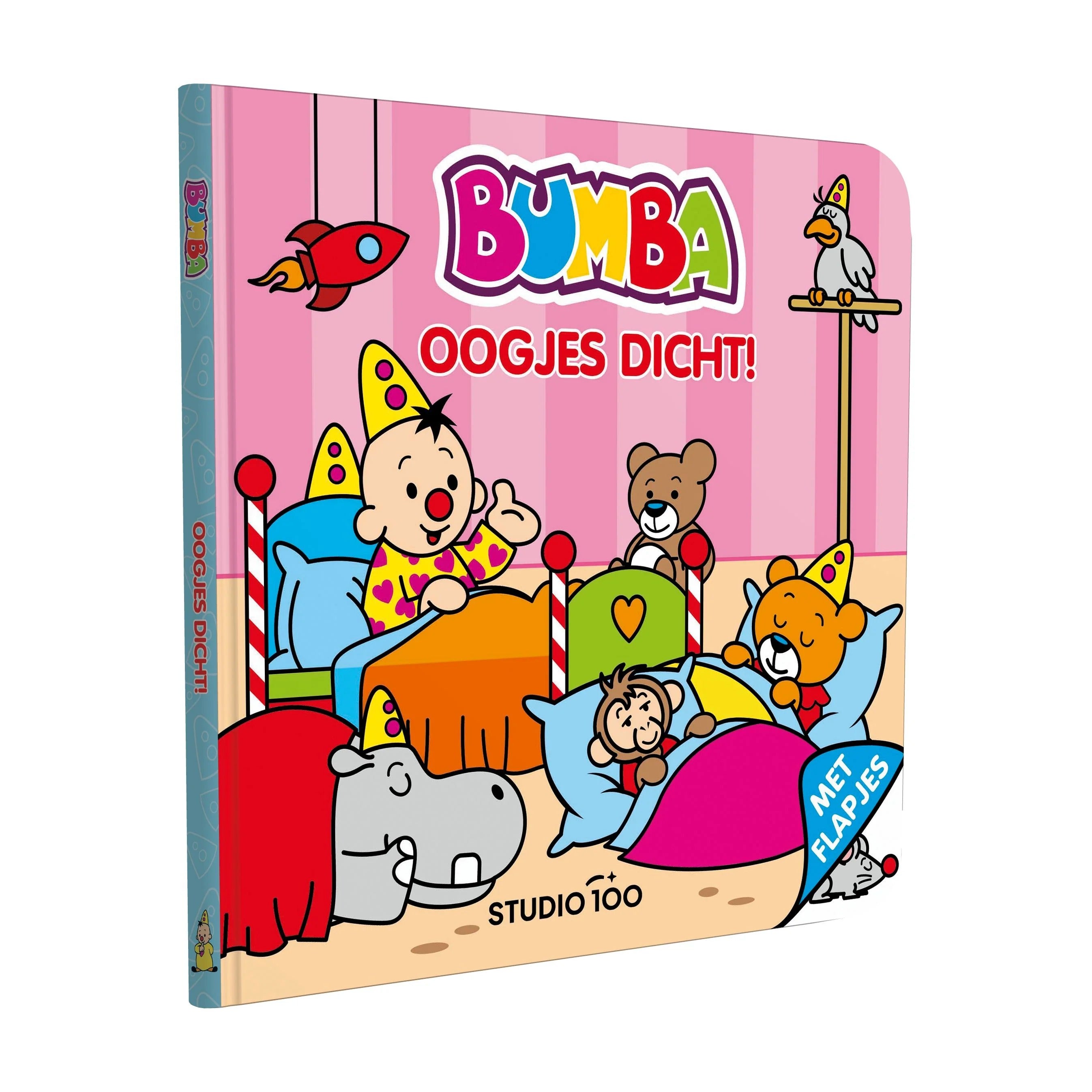 Bumba Kartonboek "Oogjes dicht" - Met flapjes