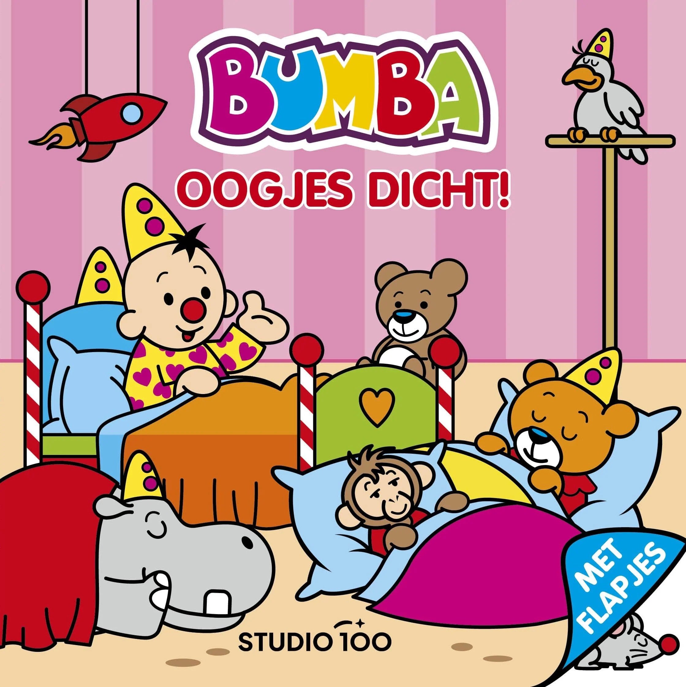 Bumba Kartonboek "Oogjes dicht" - Met flapjes