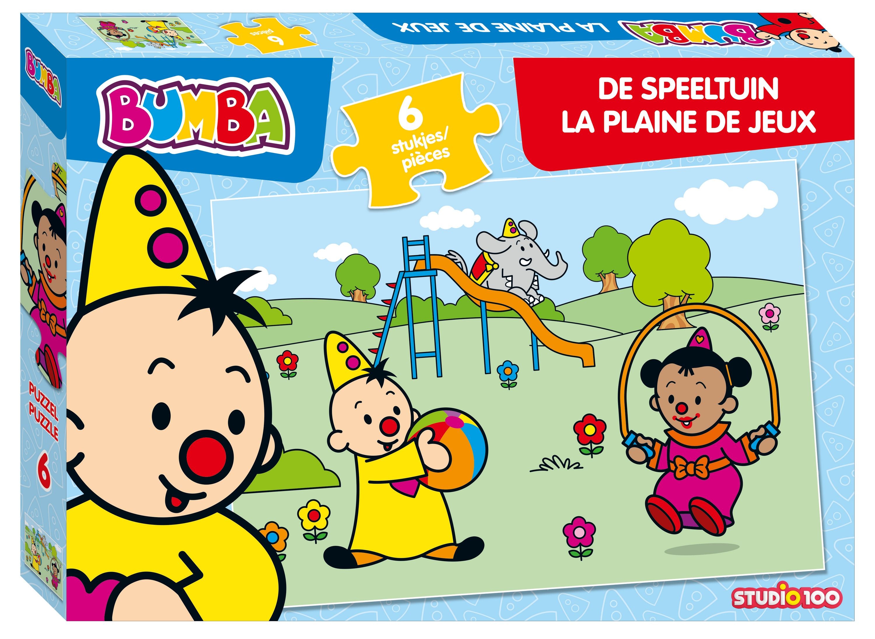 Bumba Puzzel "De Speeltuin" – 6 stukjes