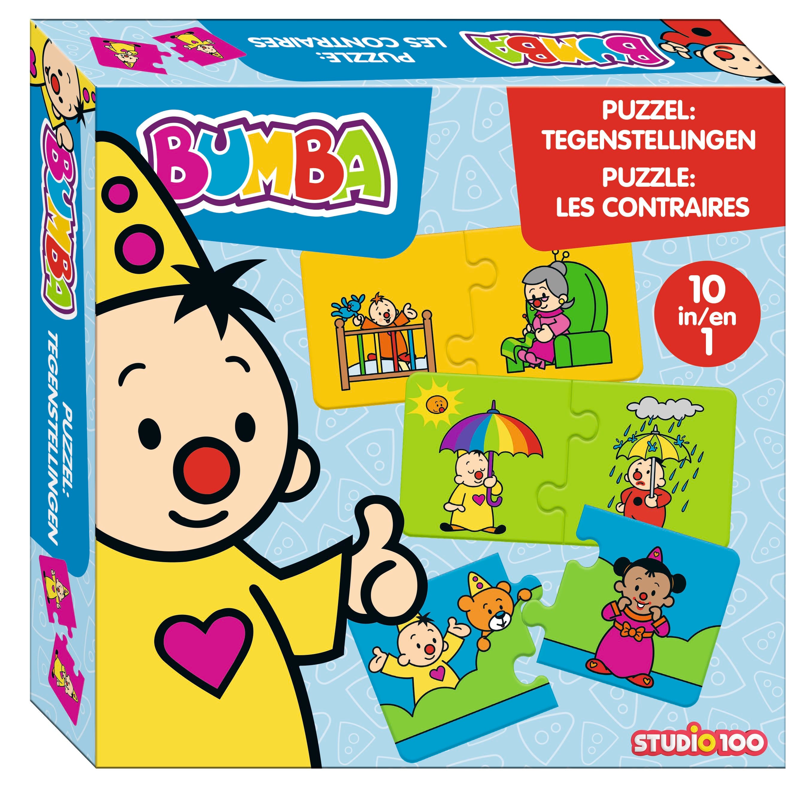 Bumba Puzzel "10 in 1 Tegenstellingen" – 10 puzzels van 2 stukken