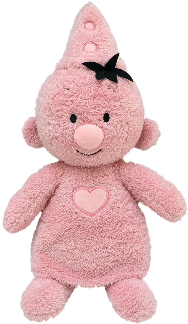 Bumba Knuffel "Pluche Fluffy" – 35 cm – Roze