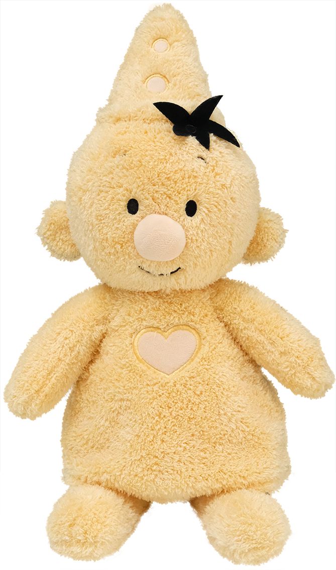 Bumba Knuffel "Pluche Fluffy" – 35 cm – Geel