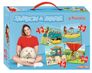 Samson & Marie Puzzel "4 in 1" – 36/49/64/100 stukjes