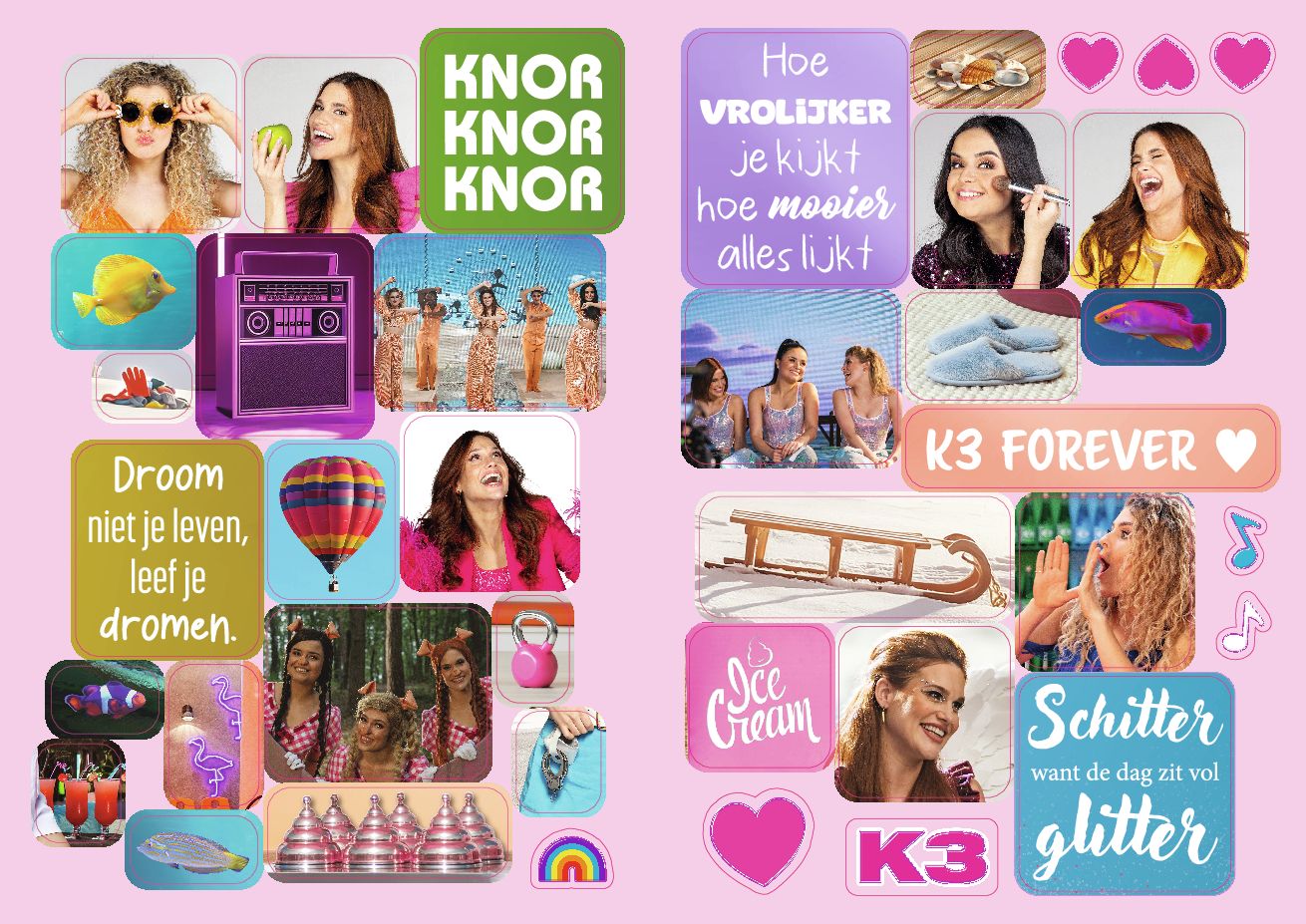K3 Stickerboek "Stickerfun XL"
