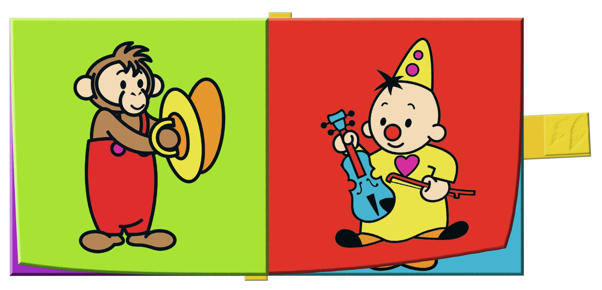 Bumba Knisperboek "Leer de muziekinstrumenten" – Met 4 spreads