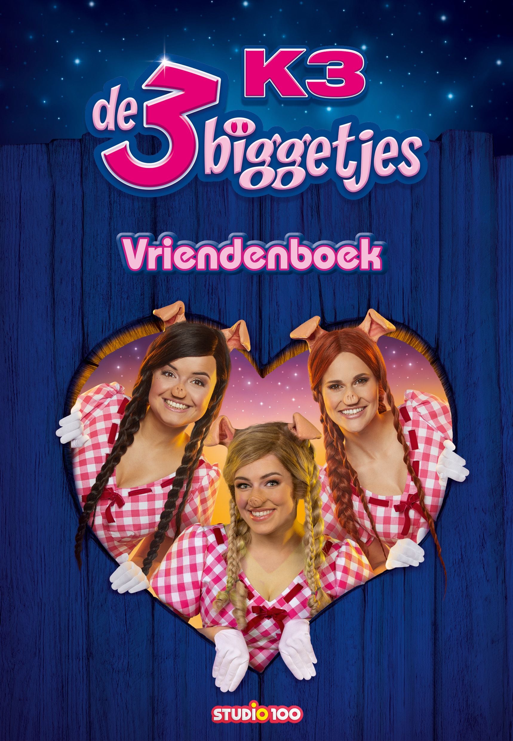 K3 Vriendenboek "3 biggetjes"
