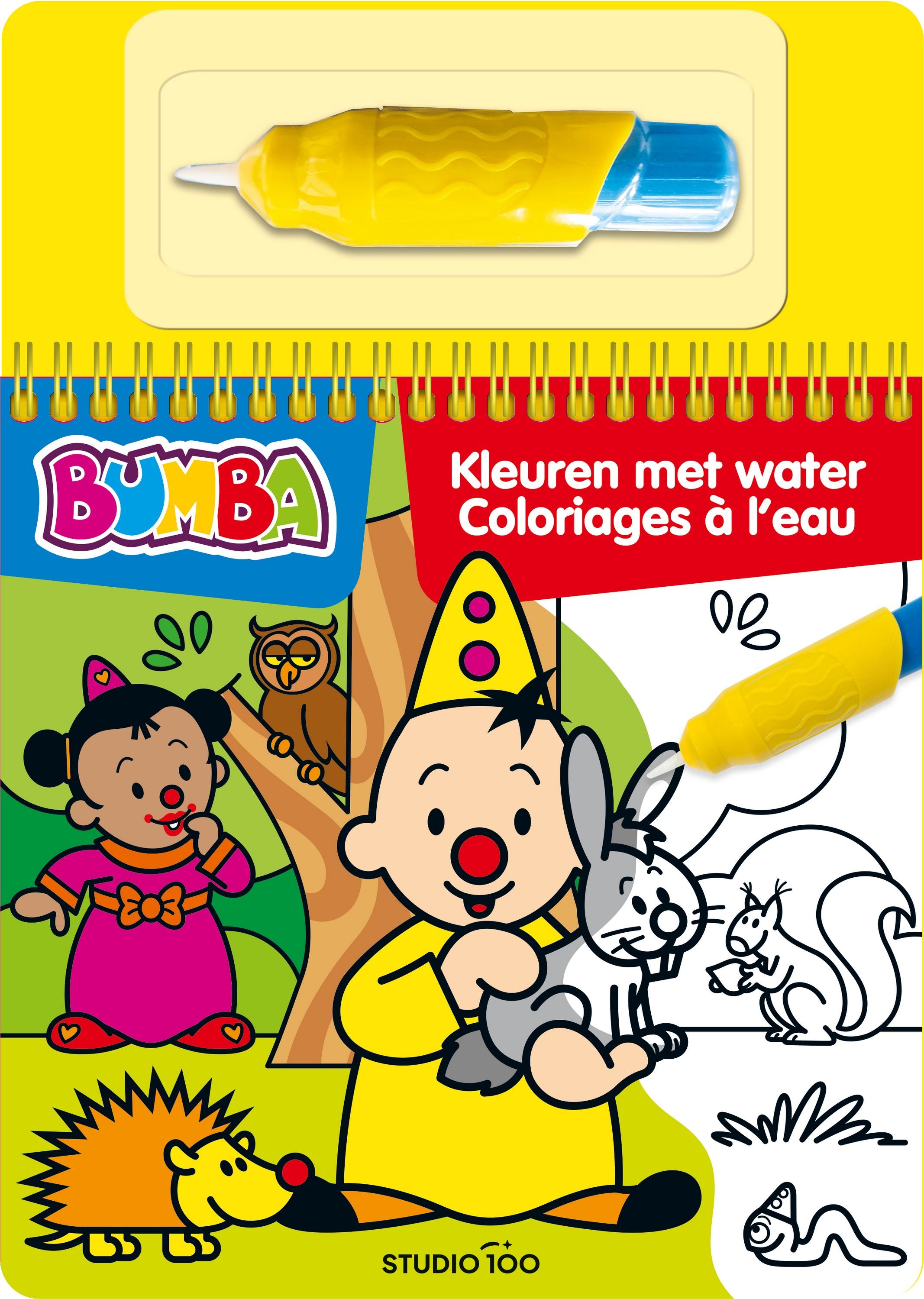 Bumba Kleurboek "Kleuren met water" - Geel