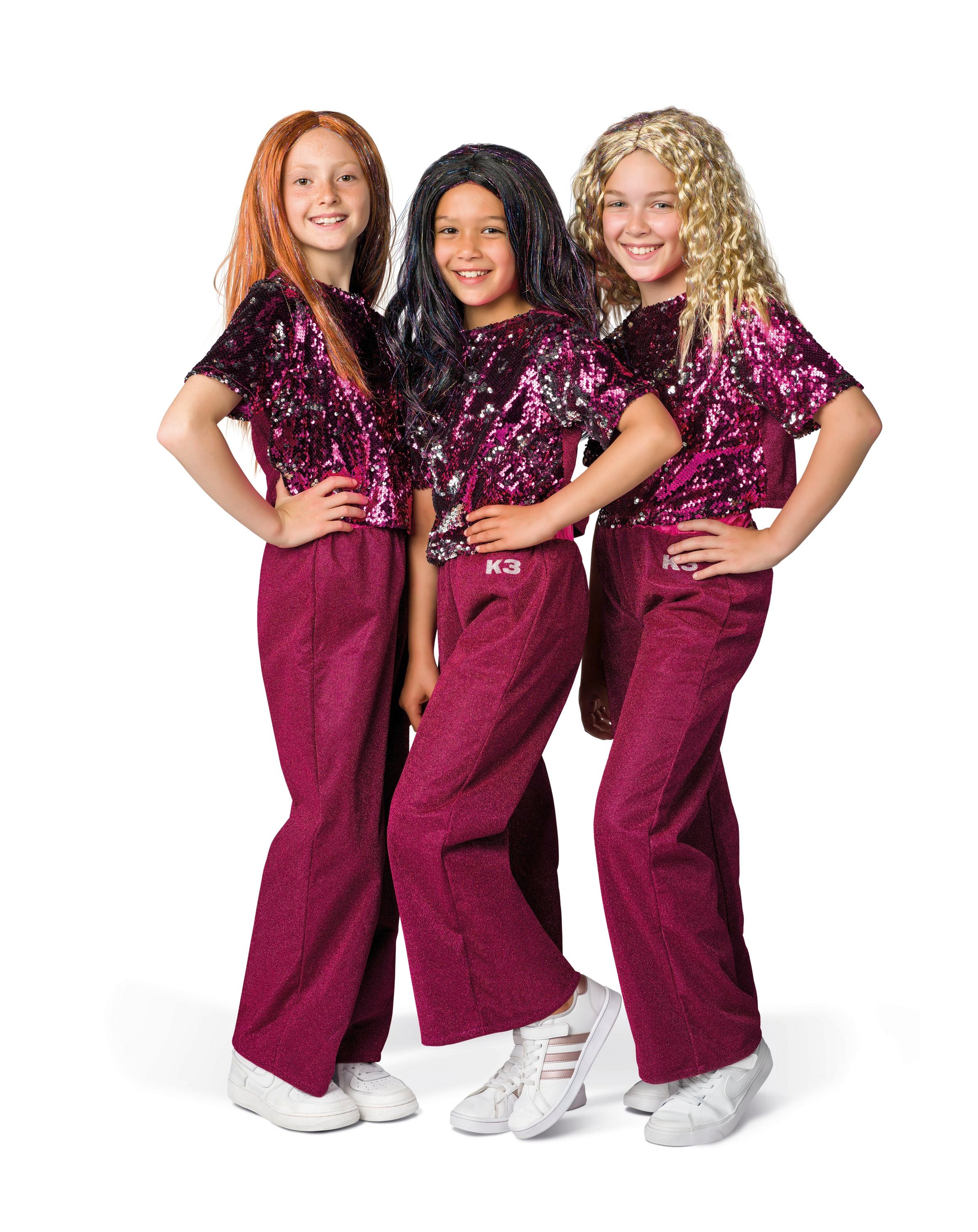 K3 Verkleedkleding Glitteroutfit - Roze