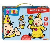 Bumba Mega vloerpuzzel "In koffertje" – 16 stukken – 60 cm