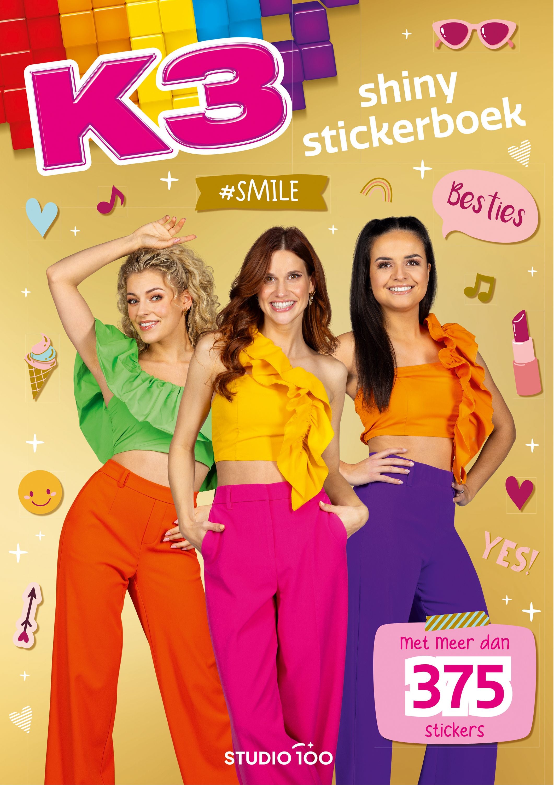 K3 Stickerboek "Shiny stickers"