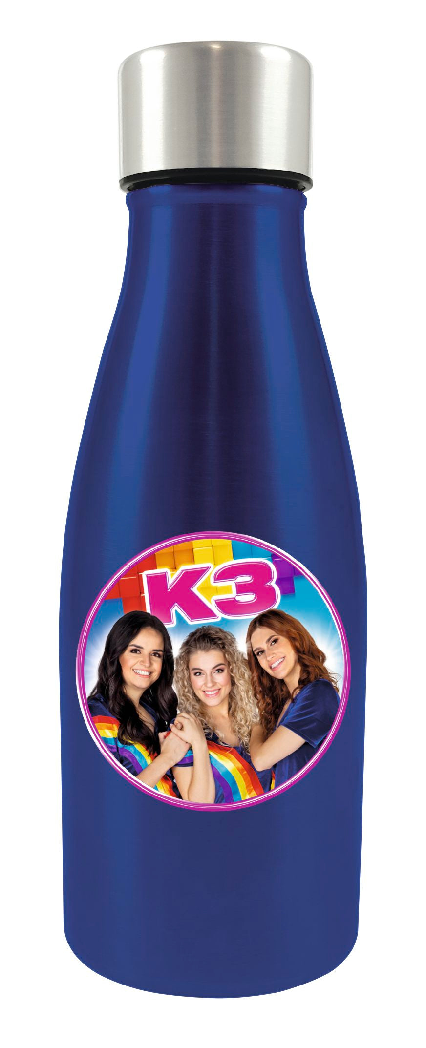 K3 Thermosfles "Met Julia, Hanne en Marthe" – Blauw – 350 ml