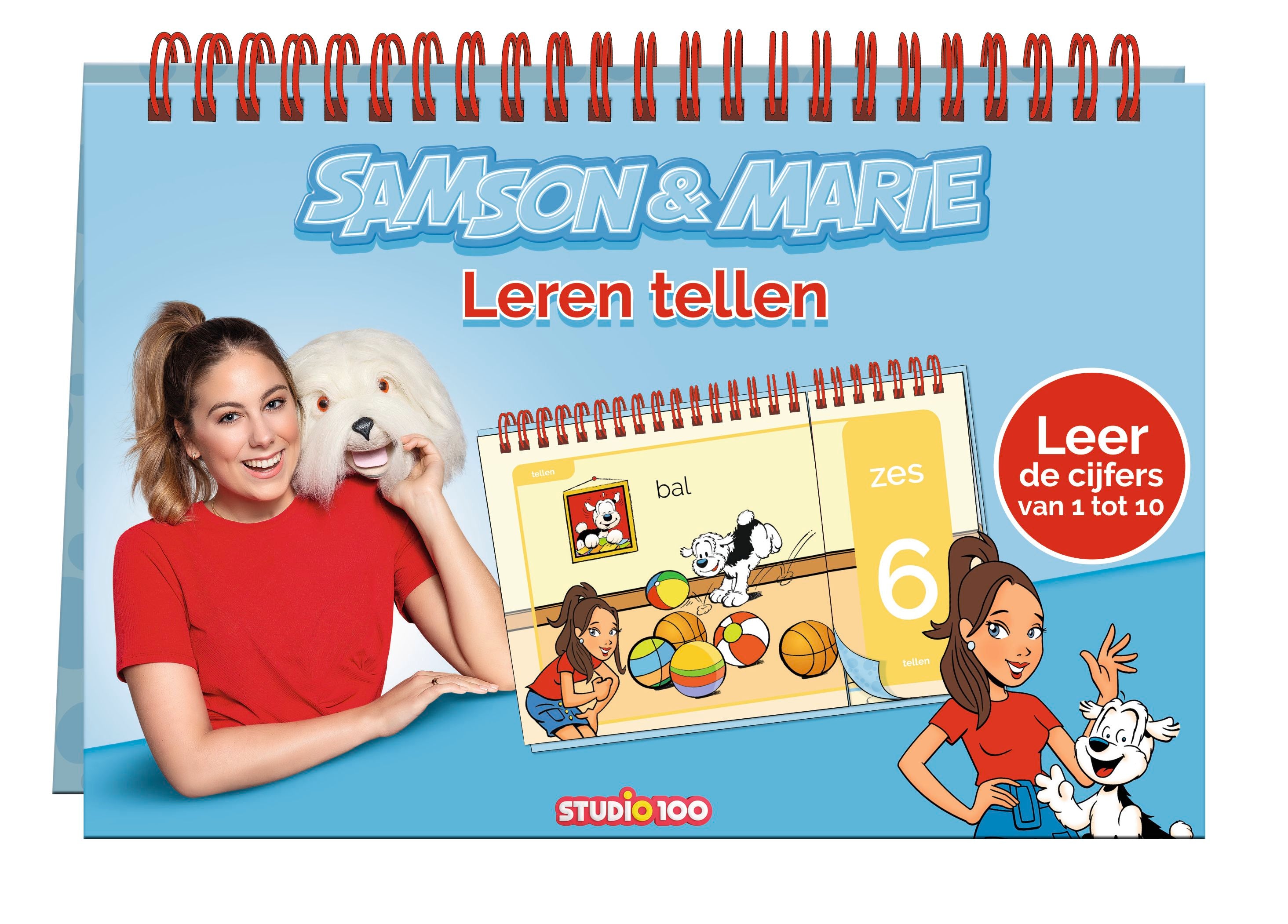 Samson & Marie Geluidenboek " Getallenlegger" - Leren tellen