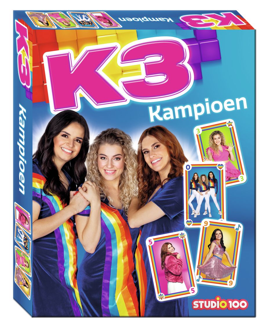 K3 Kaartspel "Kampioen" – 55 kaarten