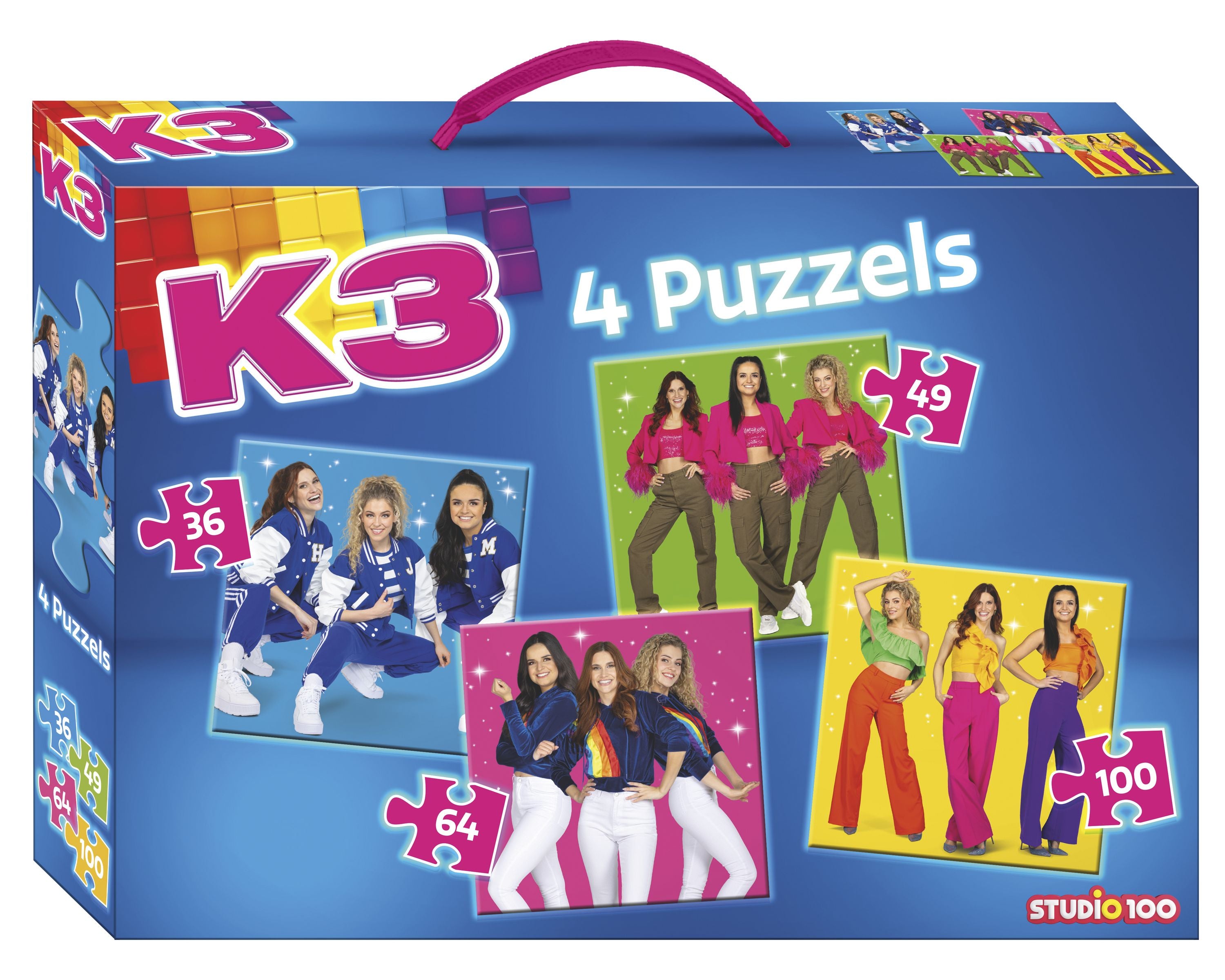 K3 Puzzel "Sterretjes" – 4 in 1