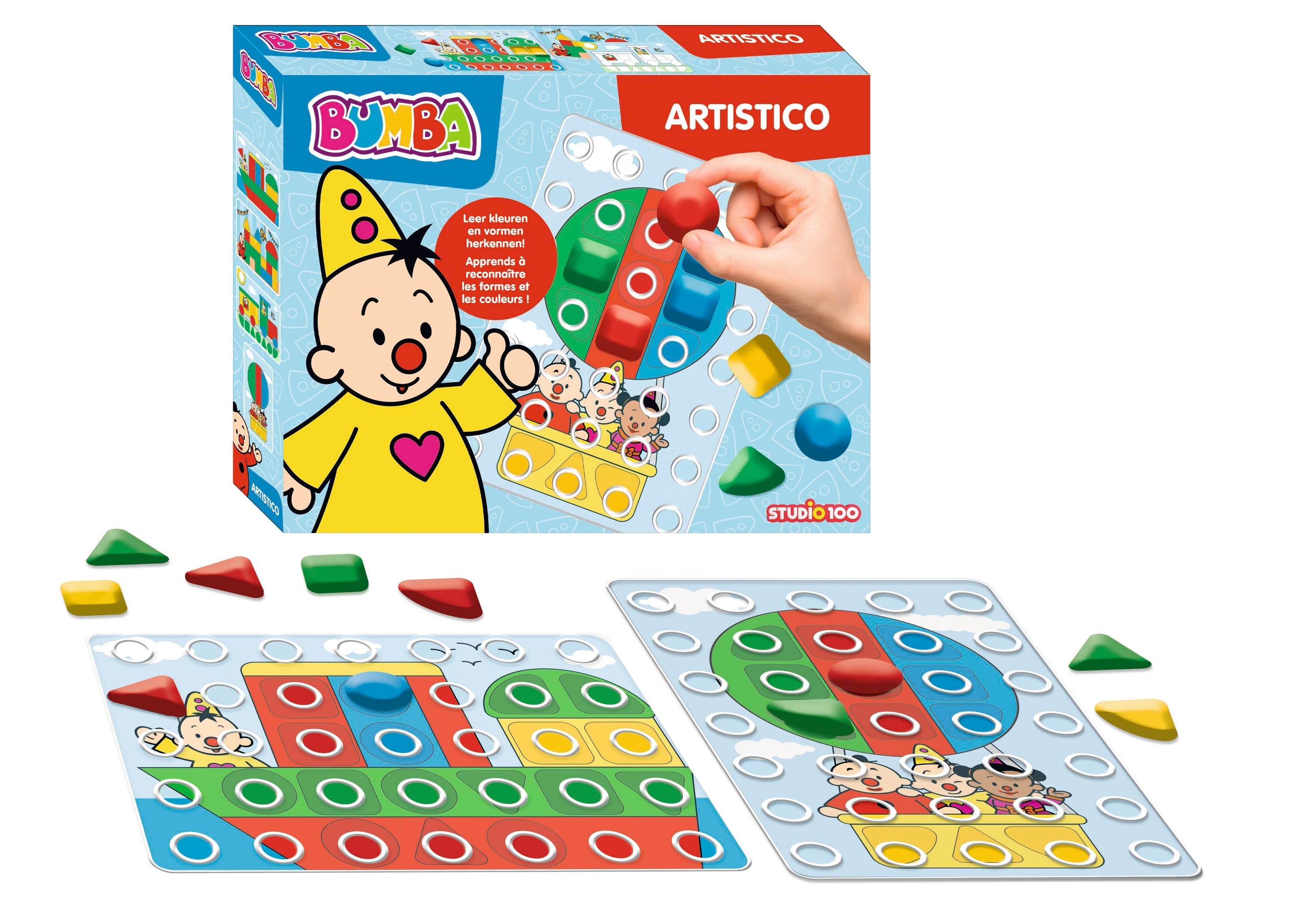 Bumba Educatief spel "Artistico" – Leer kleuren en vormen herkennen