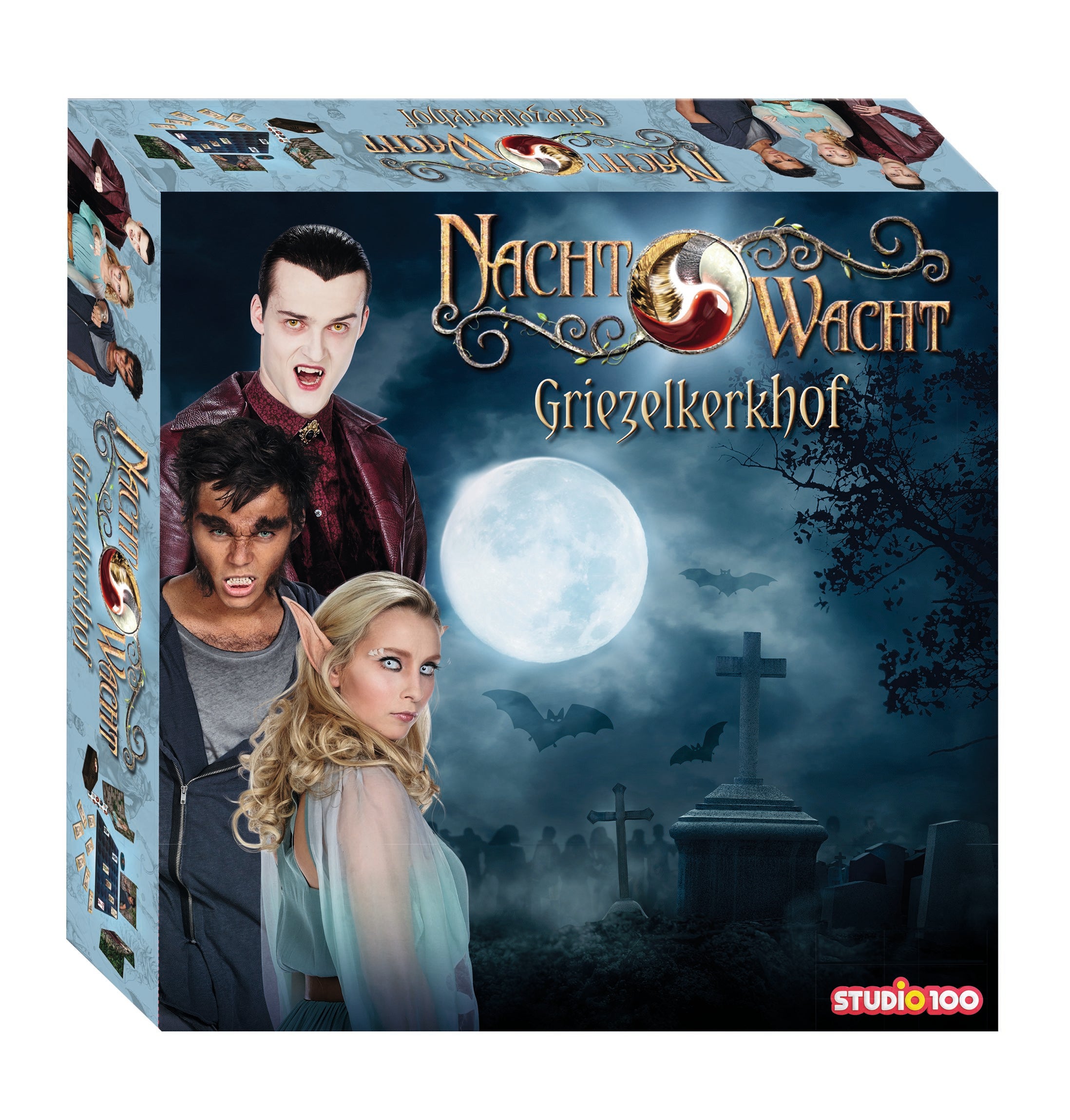 Nachtwacht Bordspel "Het griezelkerkhof" – 2 tot 3 spelers