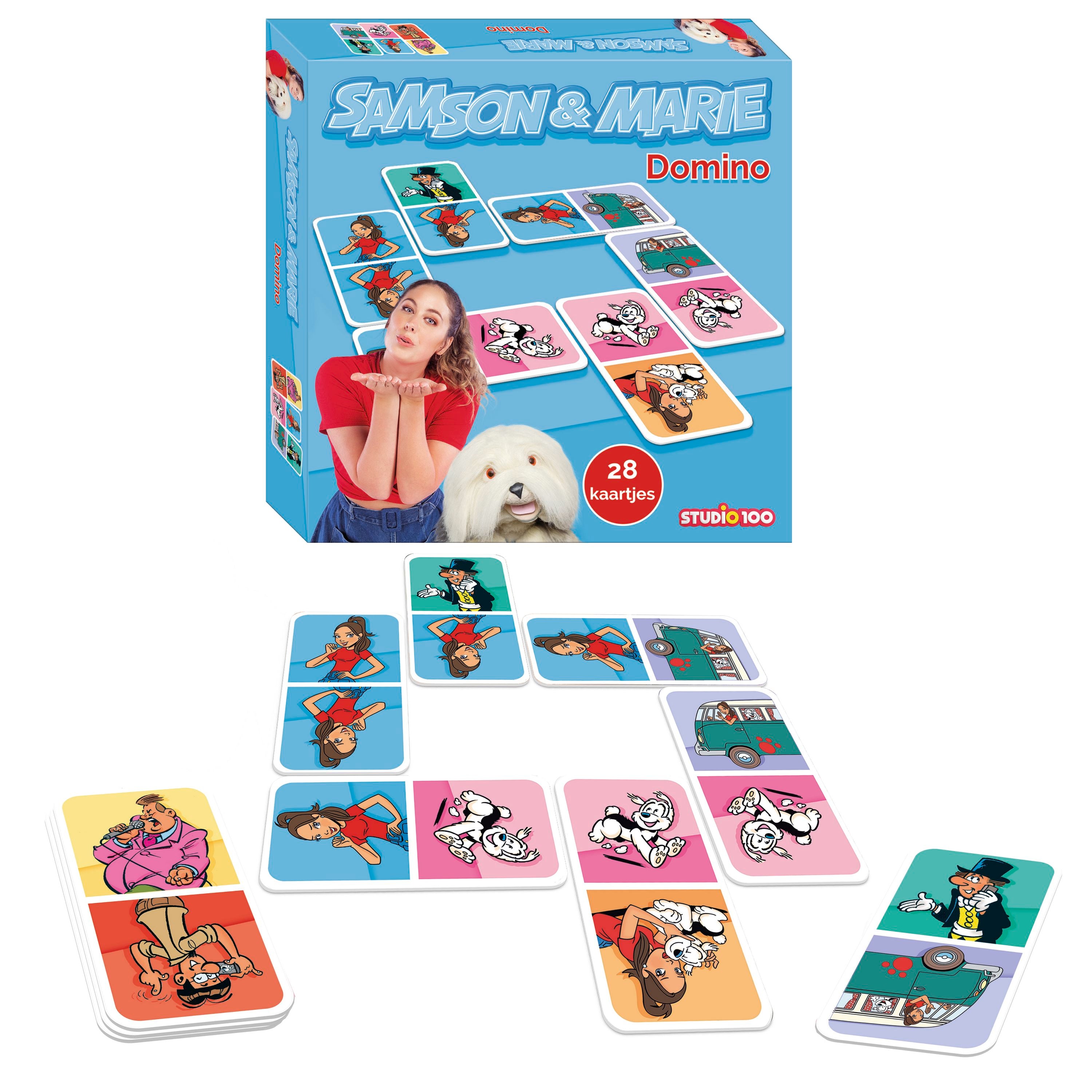 Samson & Marie Kaartspel "Domino" – 28 kaartjes – 2 tot 4 spelers