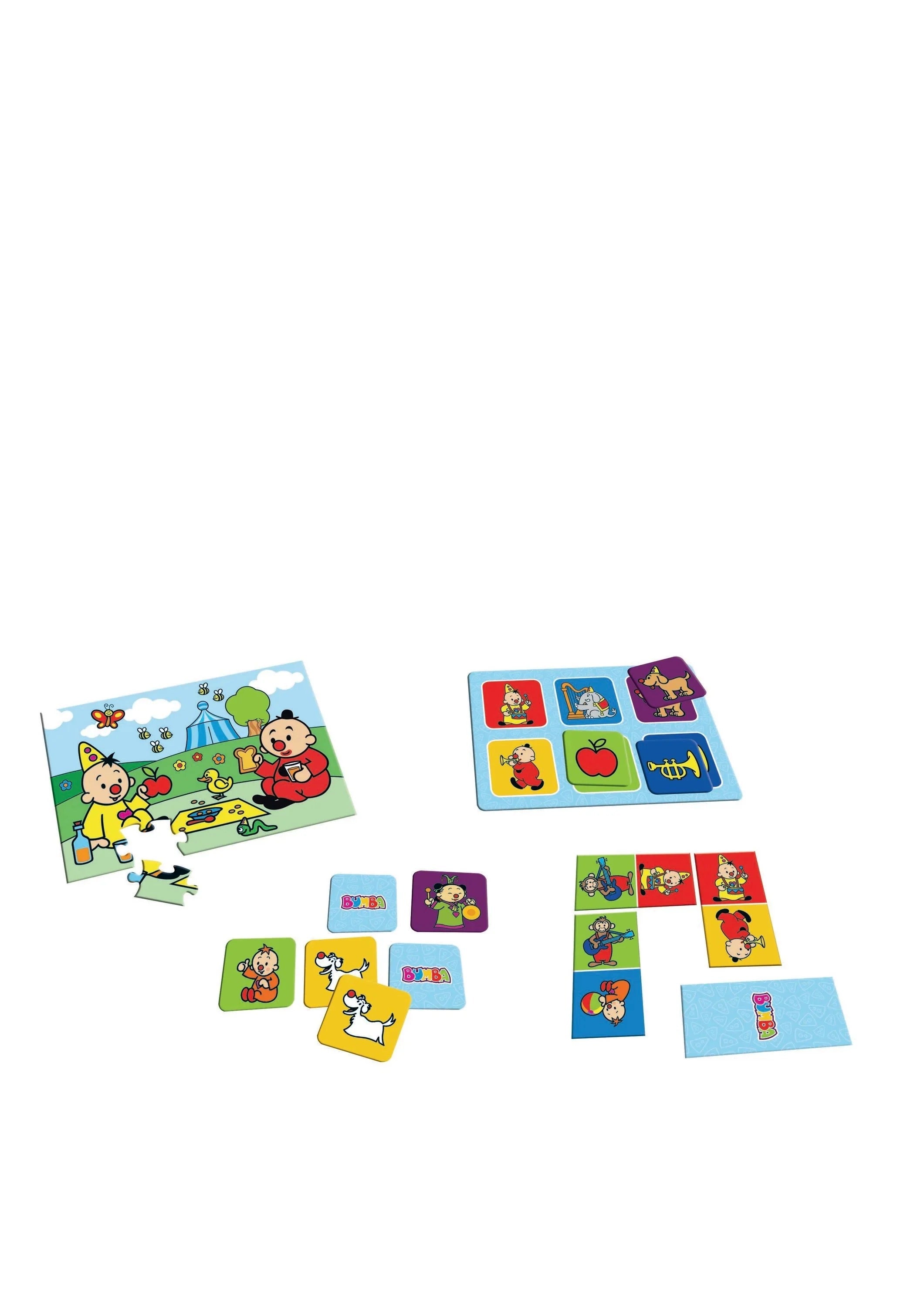 Bumba Bordspel "Lotto, domino en memo" - 4 in 1 – Puzzel