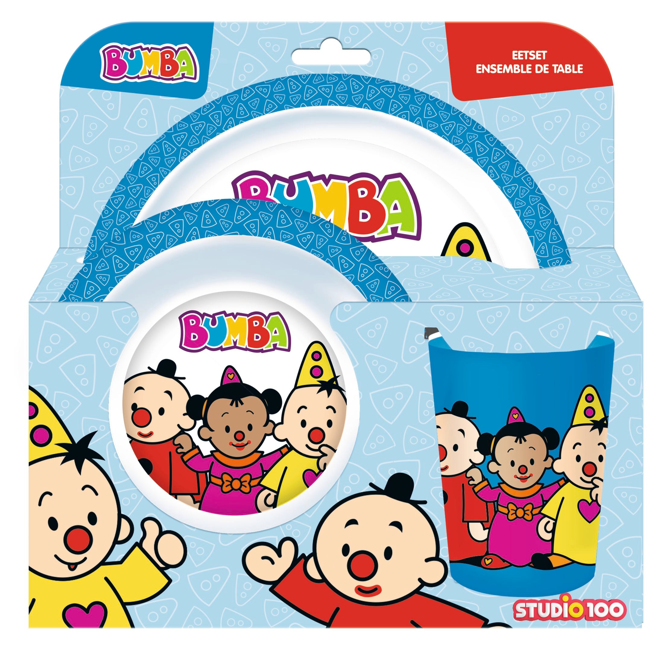 Bumba Kinderservies "Eetsetje" – Kom / Bord / Beker