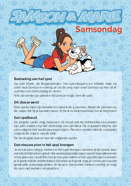 Samson & Marie Bordspel "Samsondag" – 2 tot 4 spelers