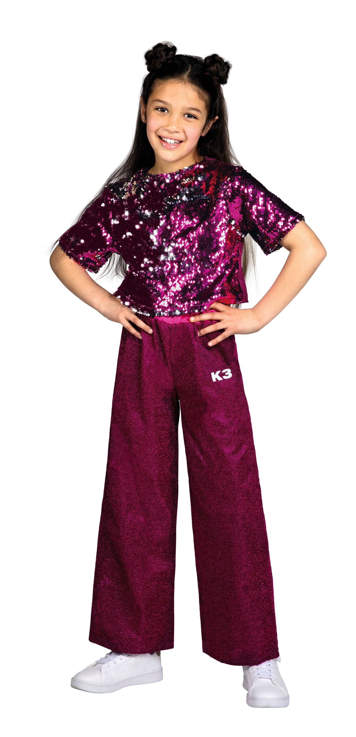 K3 Verkleedkleding Glitteroutfit - Roze