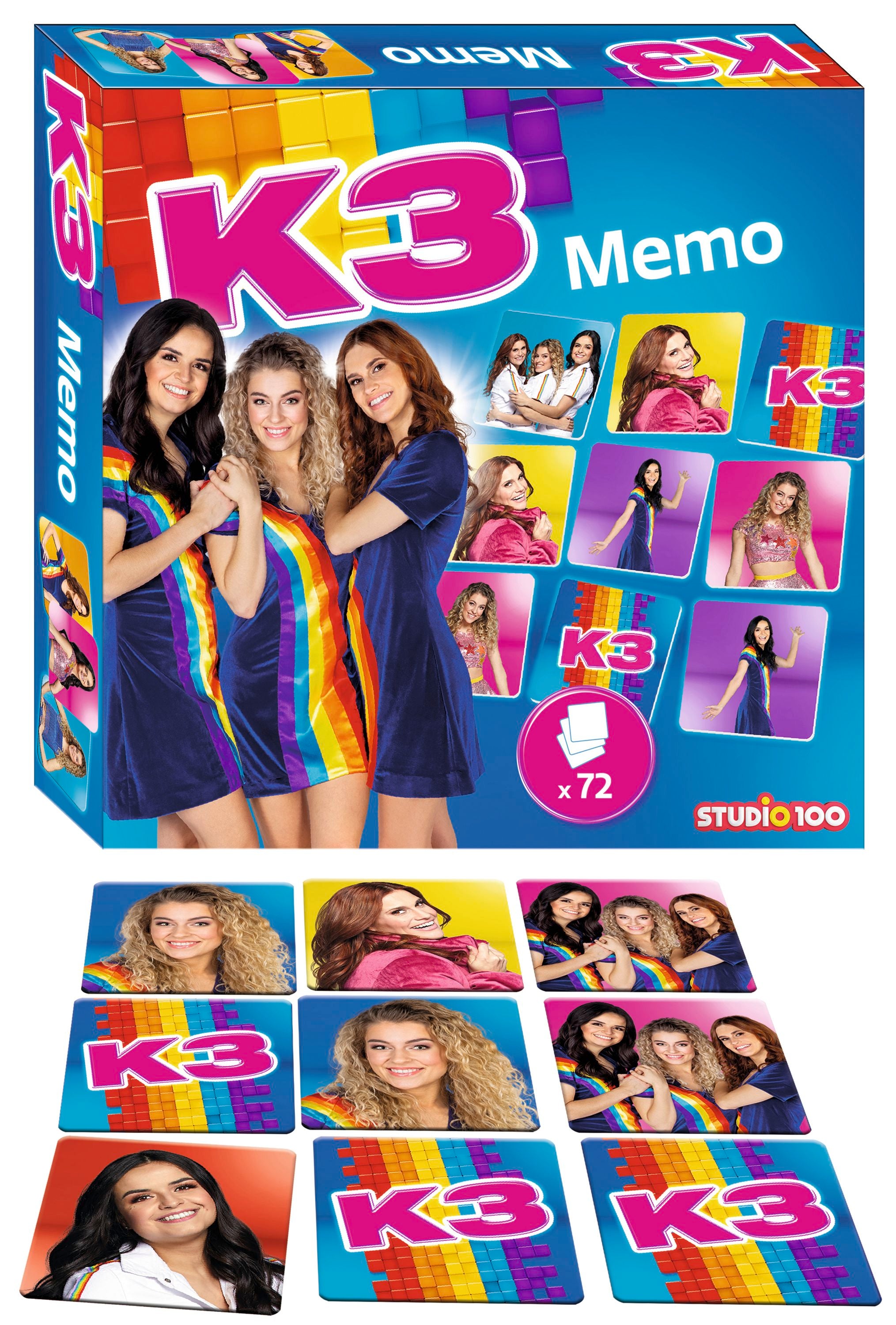 K3 Memo "72 memokaarten"