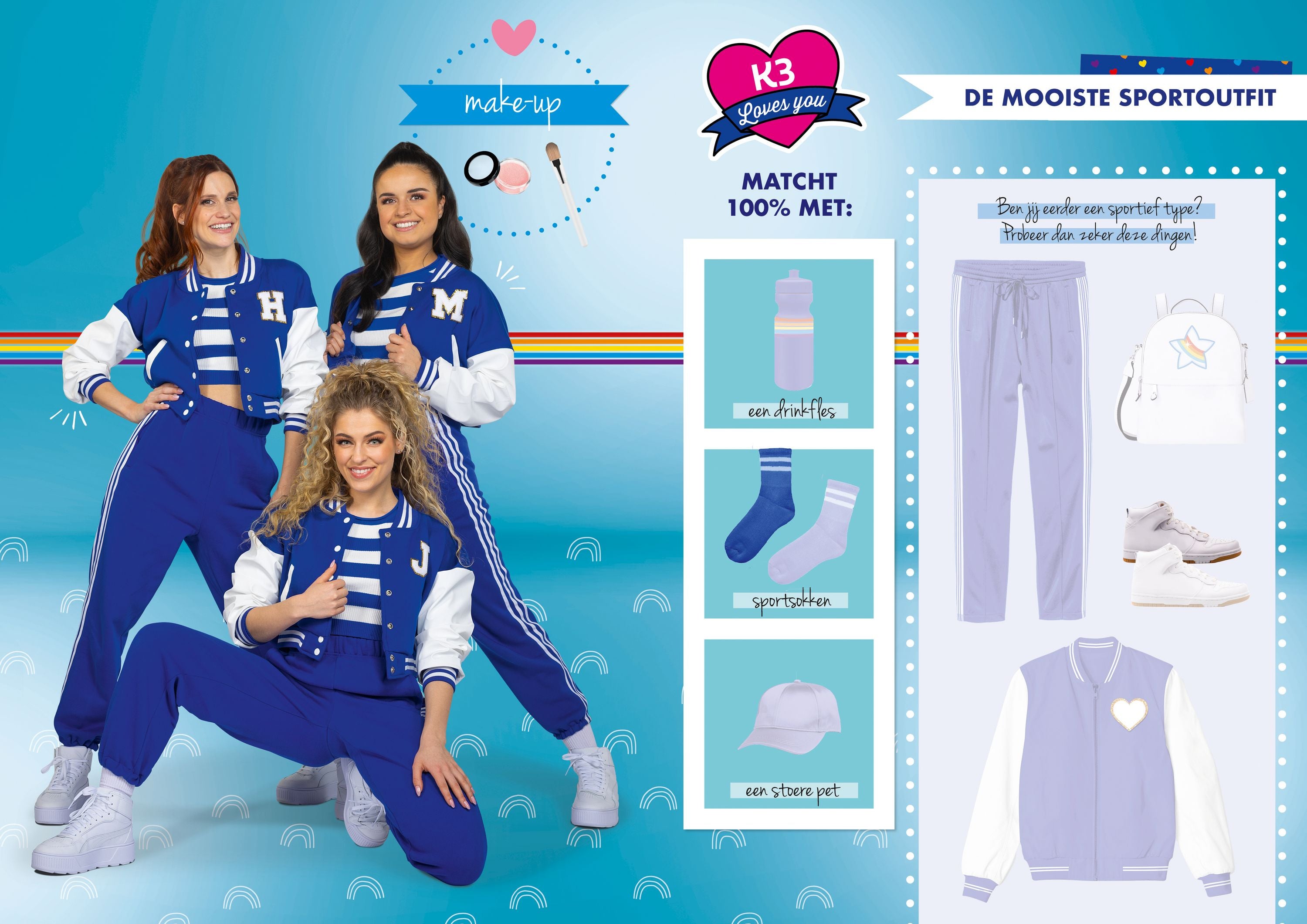 K3 Stickerboek "Outfit met meer dan 70 stickers"