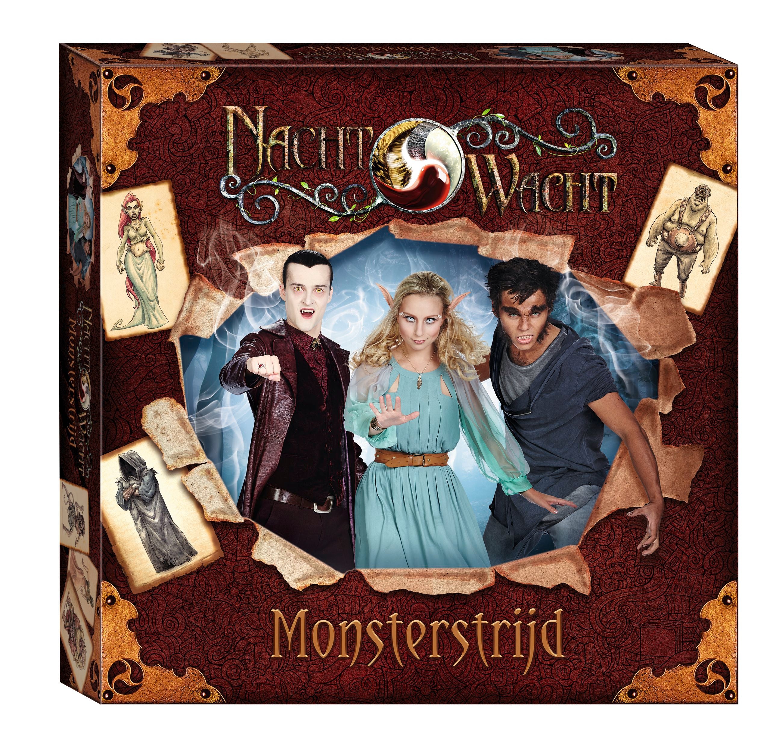 Nachtwacht Bordspel "Monsterstrijd" – 1 tot 3 spelers