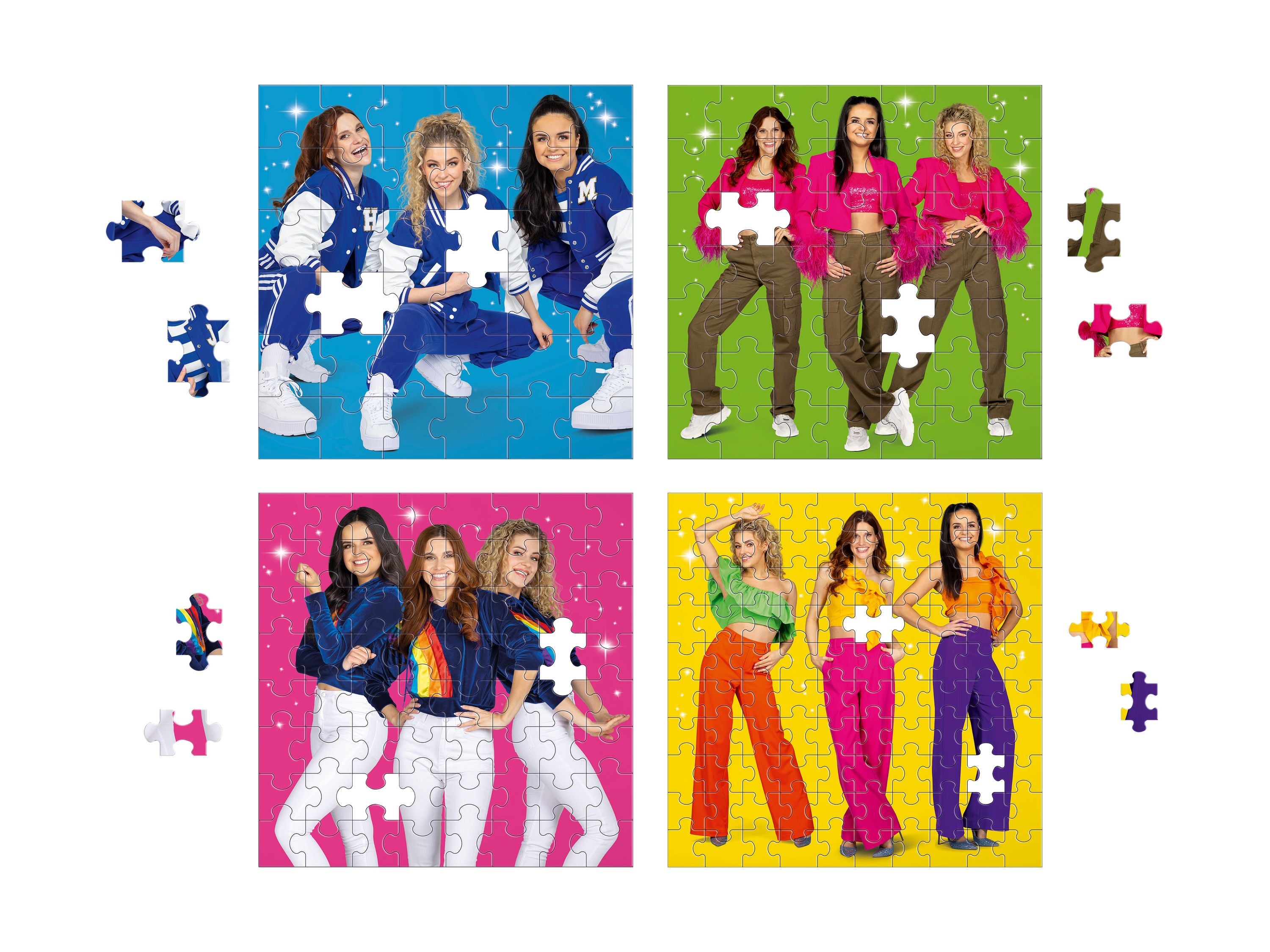 K3 Puzzel "Sterretjes" – 4 in 1