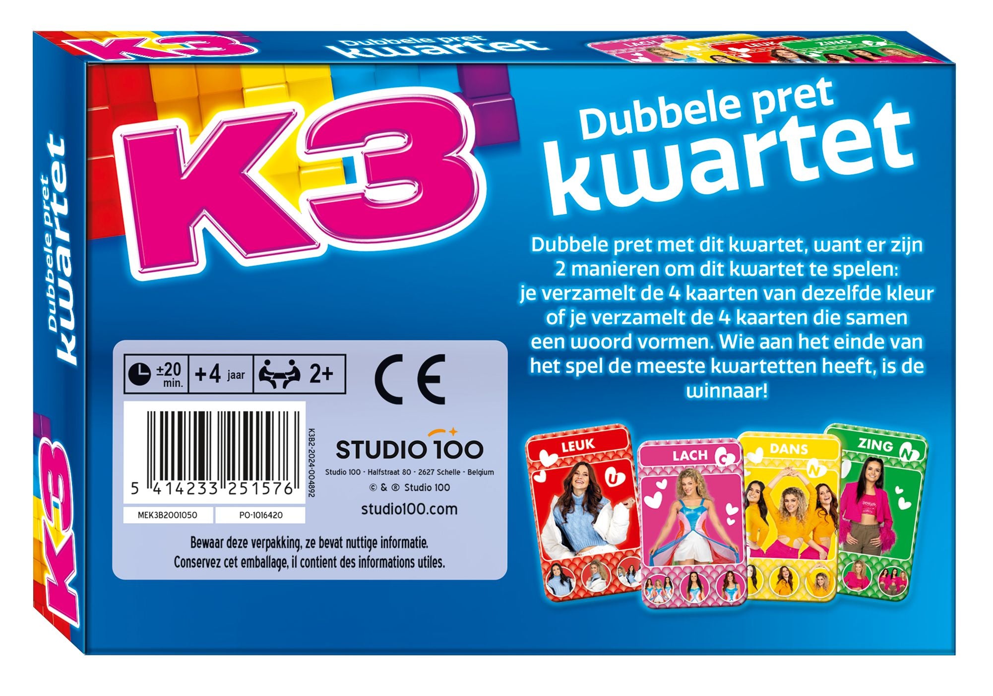K3 Spel "Kwartet" - Dubbele pret
