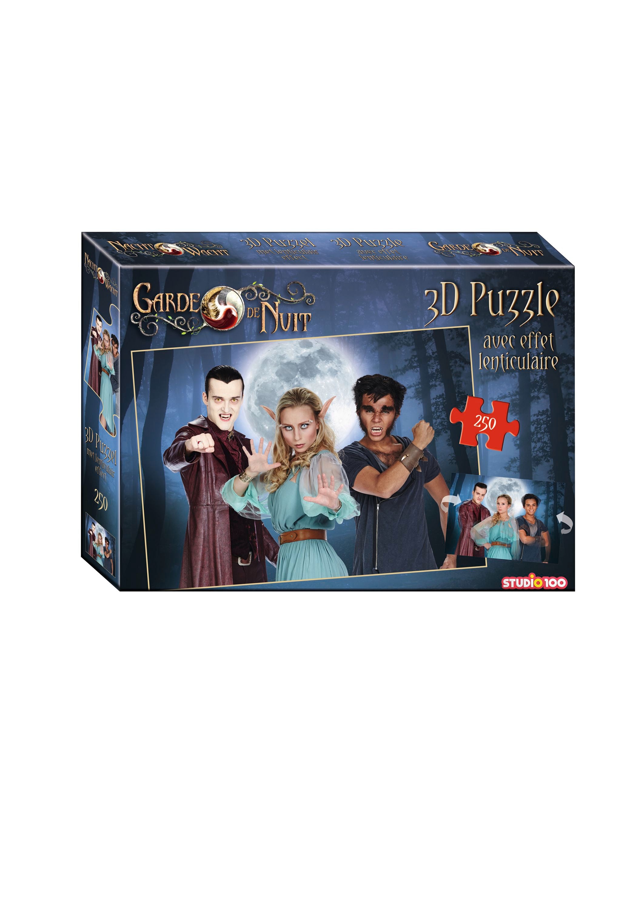 Nachtwacht 3D Puzzel "Met lenticulair effect" – 250 stukjes