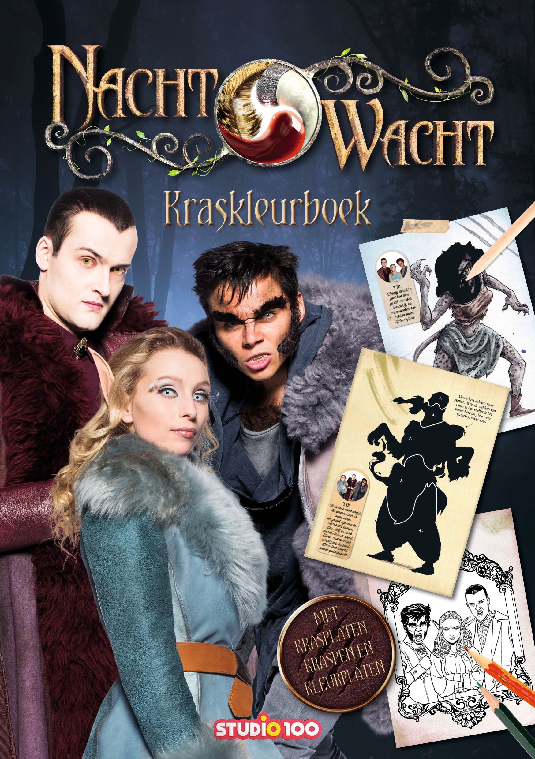 Nachtwacht Krasboek "Kraskleurboek"