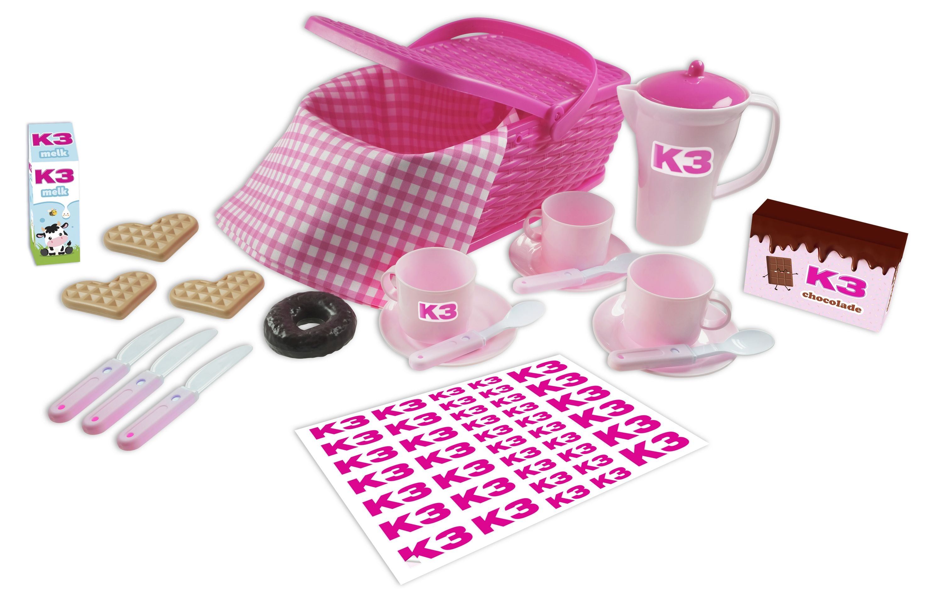 K3 Speelgoedpicknickset "Picknickset 24-delig"