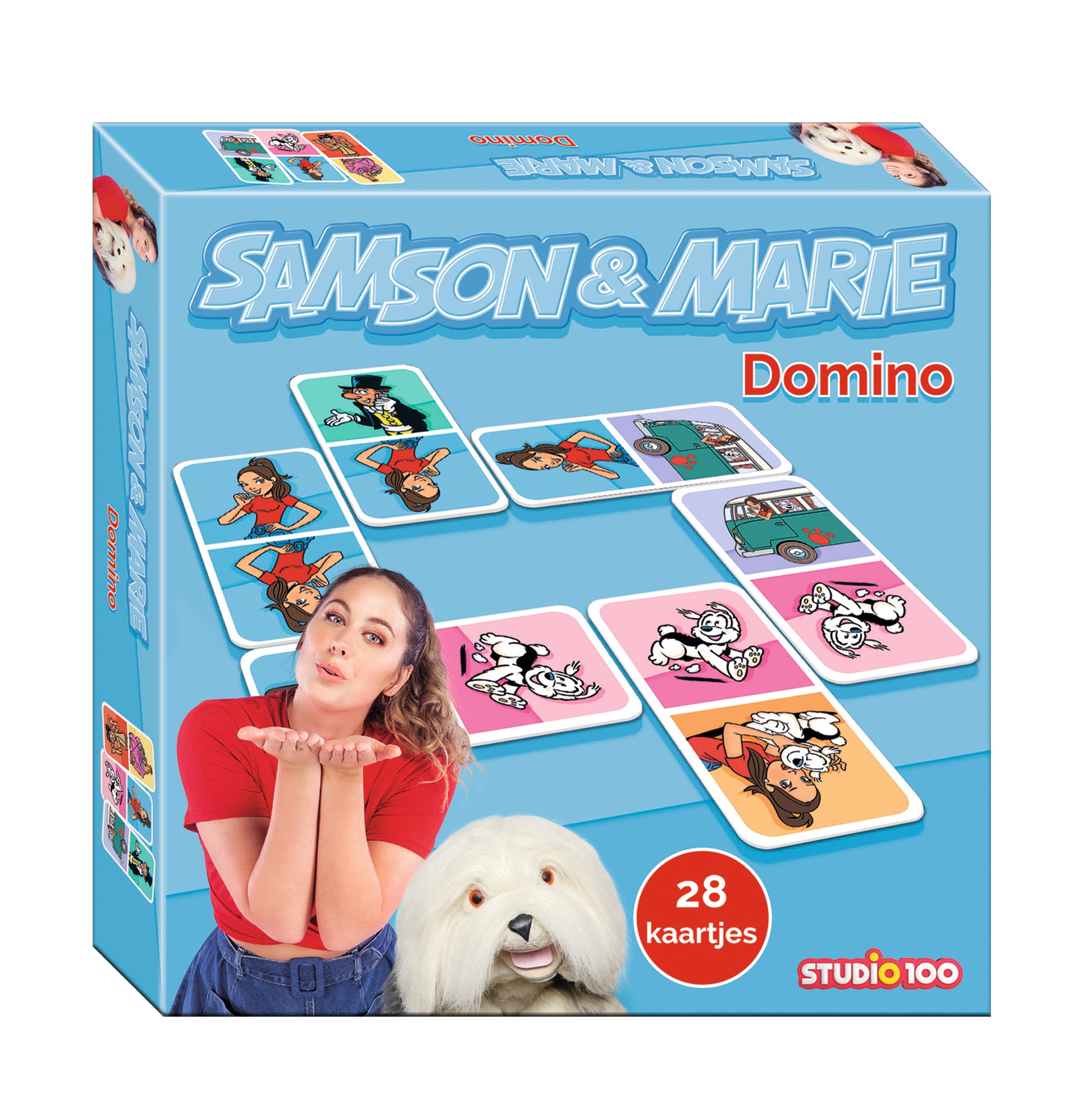 Samson & Marie Kaartspel "Domino" – 28 kaartjes – 2 tot 4 spelers
