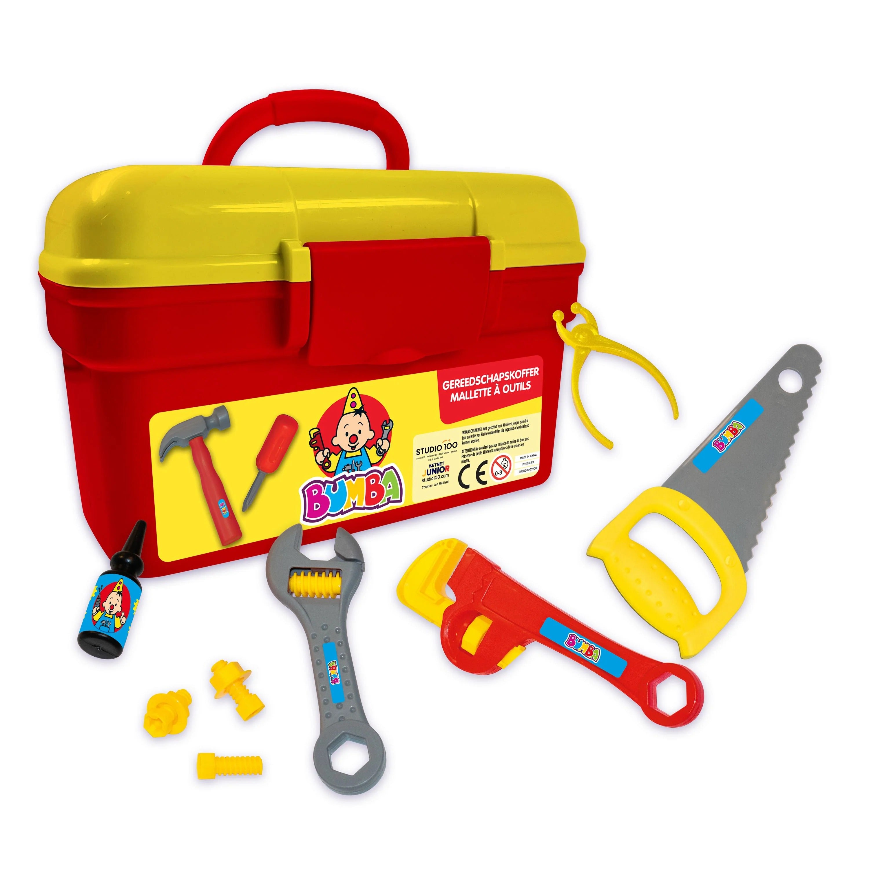 Bumba Speelgoedgereedschapskoffer "Gereedschapskoffer met tools" – 25-delig