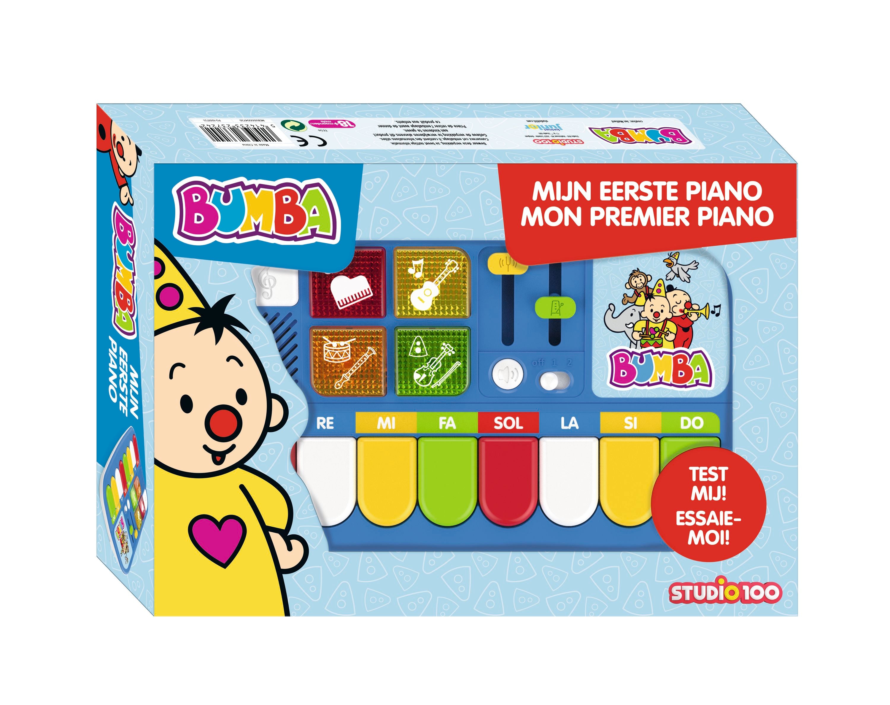 Bumba Speelgoedinstrument "Mijn eerste piano" – Met 2 functies