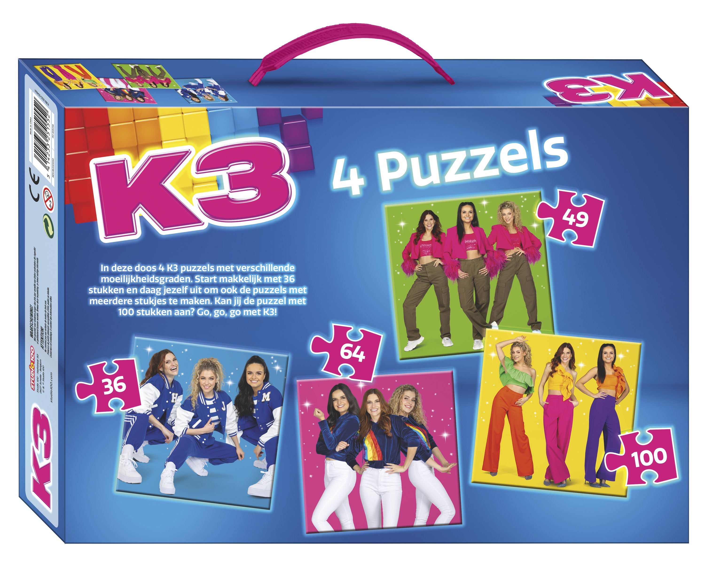 K3 Puzzel "Sterretjes" – 4 in 1