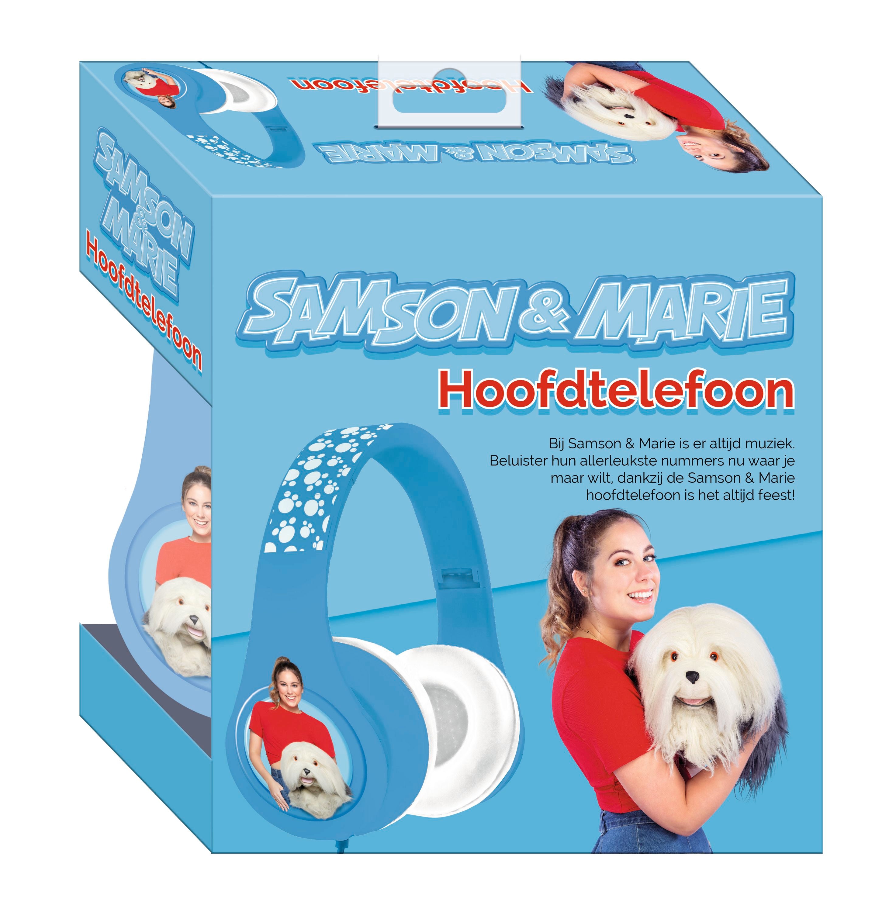 Samson & Marie Koptelefoon "Blauwe Hoofdtelefoon"