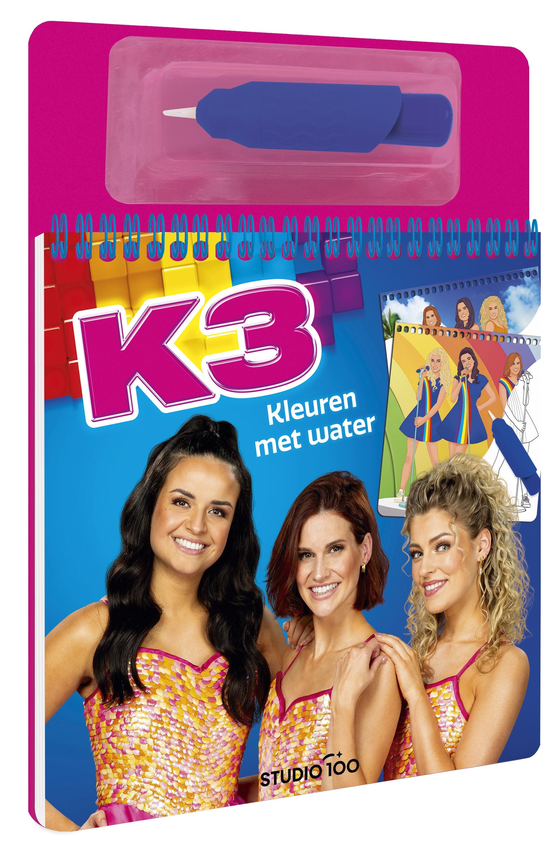 K3 Kleurboek "Kleuren met water"