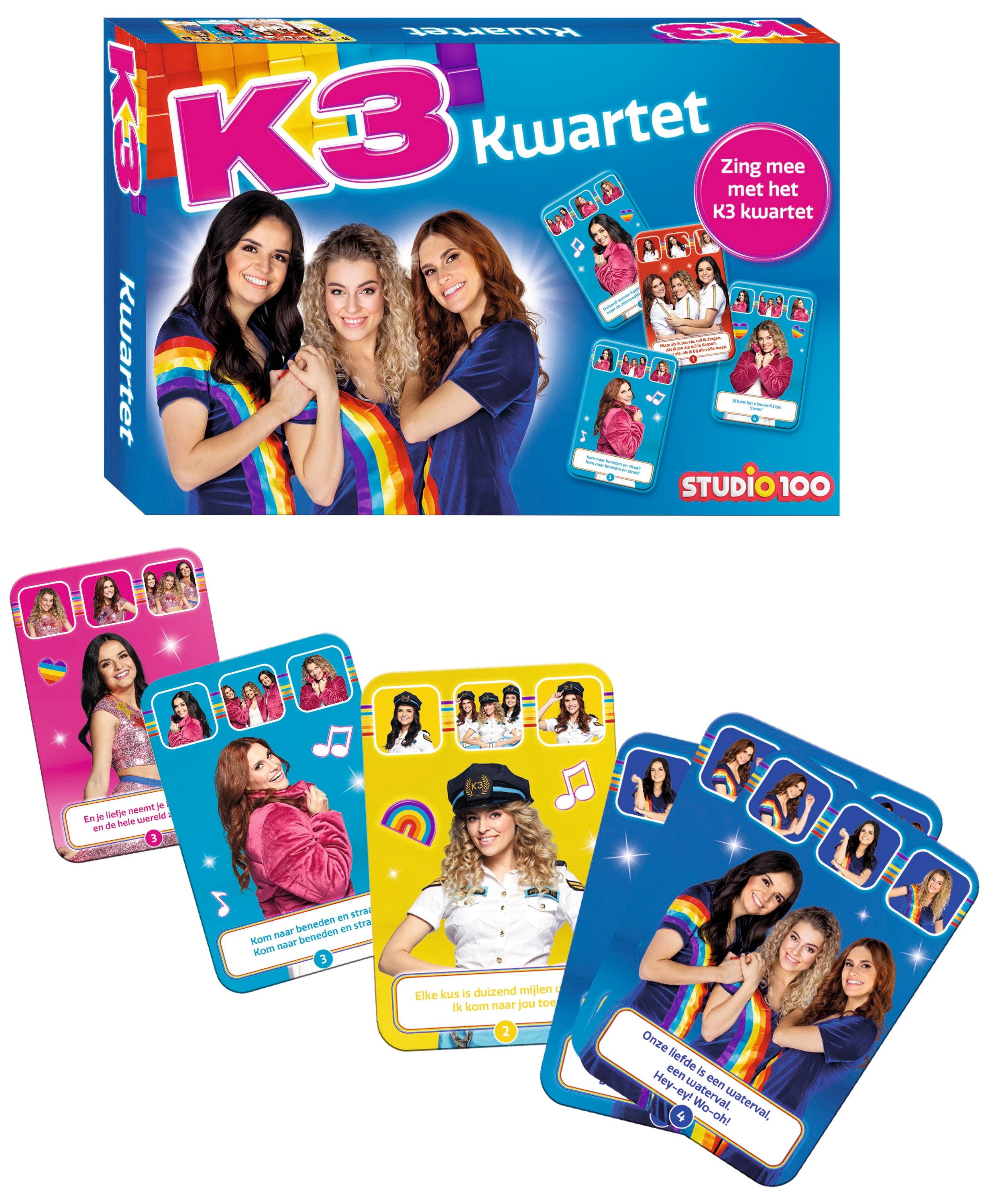 K3 Kaartspel "Kwartet" – 36 kaarten