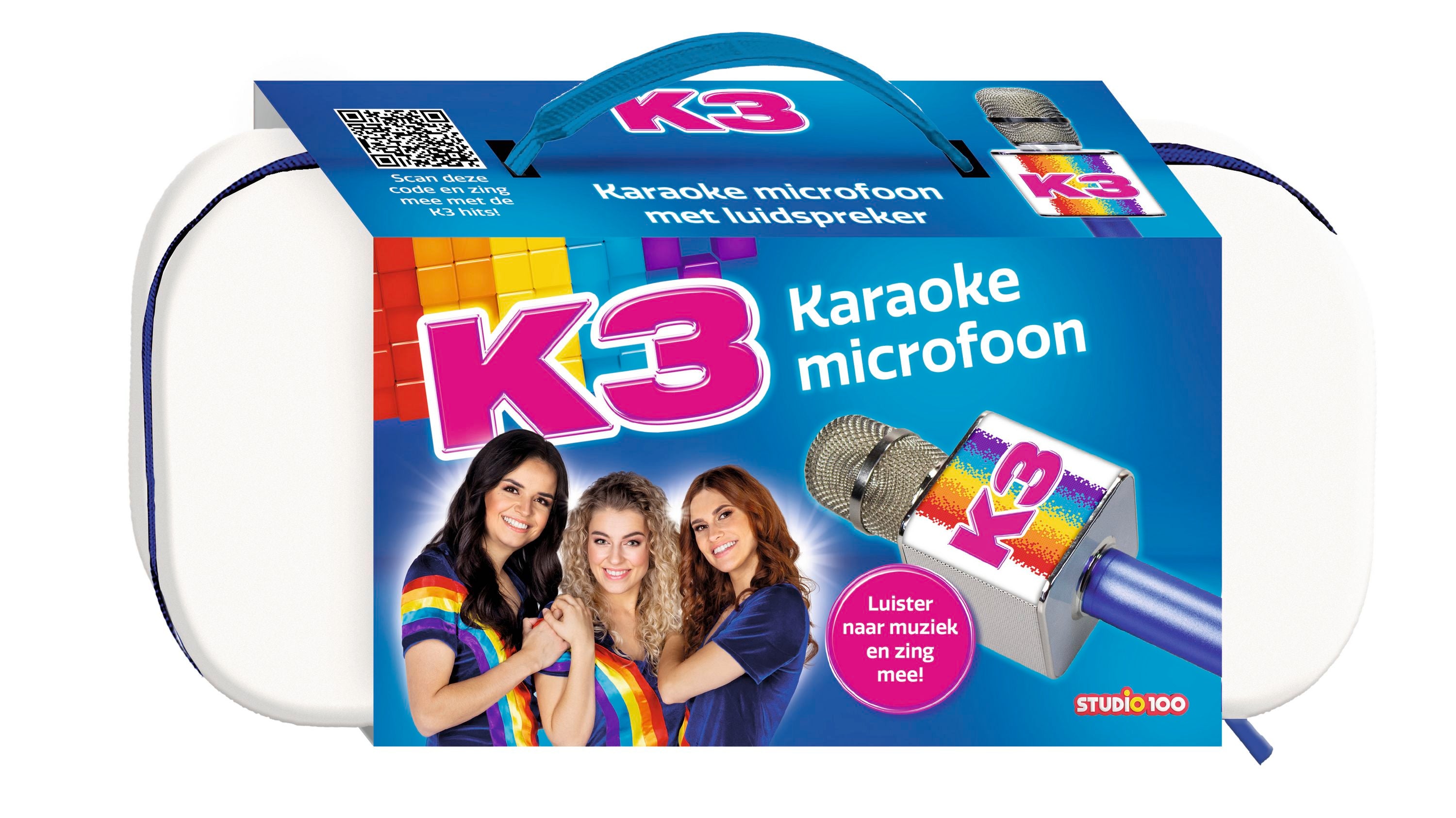 K3 Karaoke-microfoon "Met geluidseffecten en luidspreker"