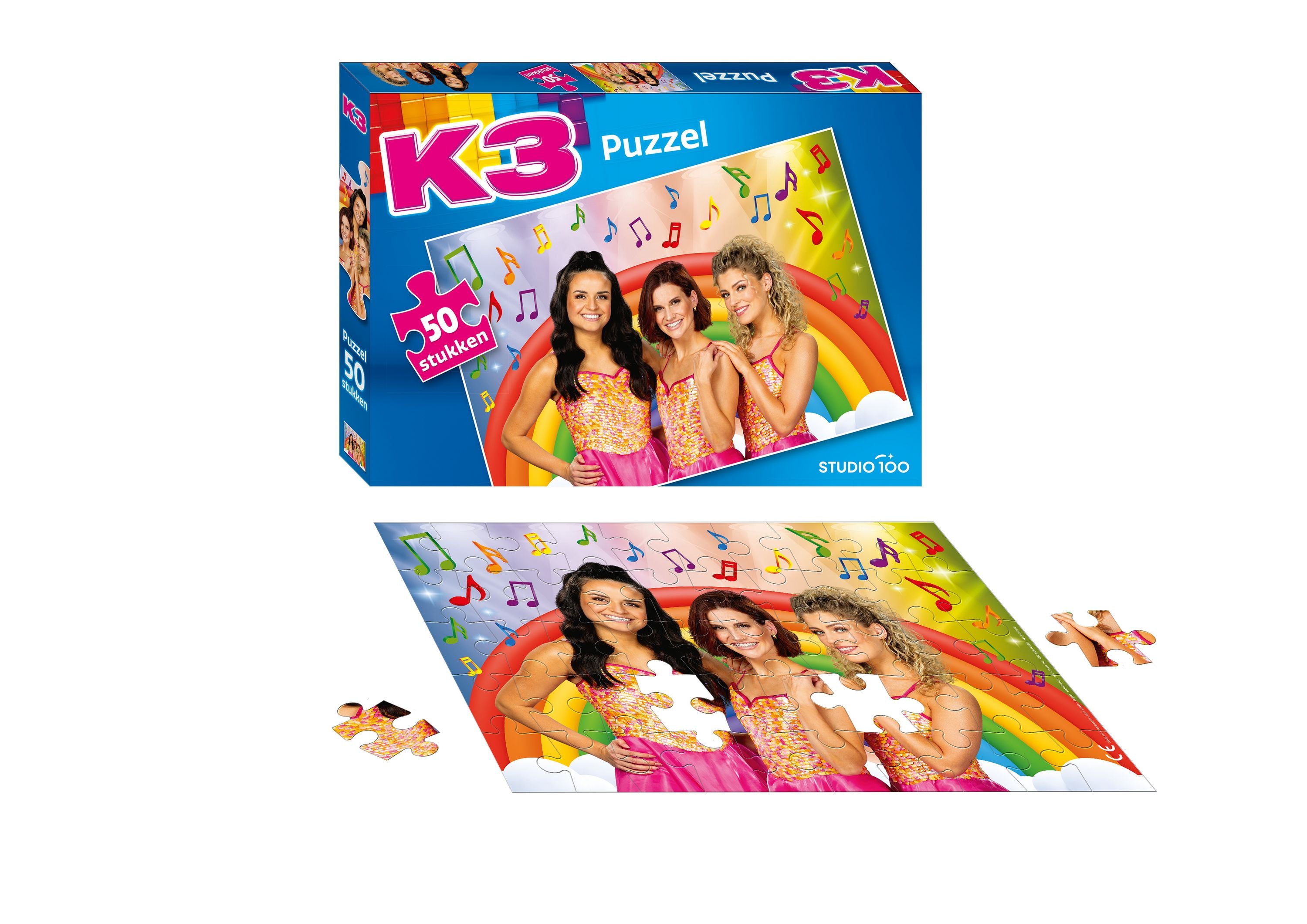 K3 Puzzel "Zeemeerminjurk" – 50 stukjes